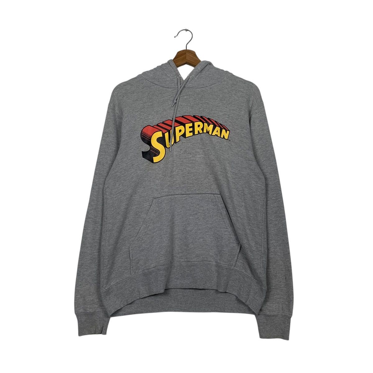 Japanese Brand Superman Big Logo Pullover Hoodie Size US M / EU 48-50 / 2 - 10 Thumbnail