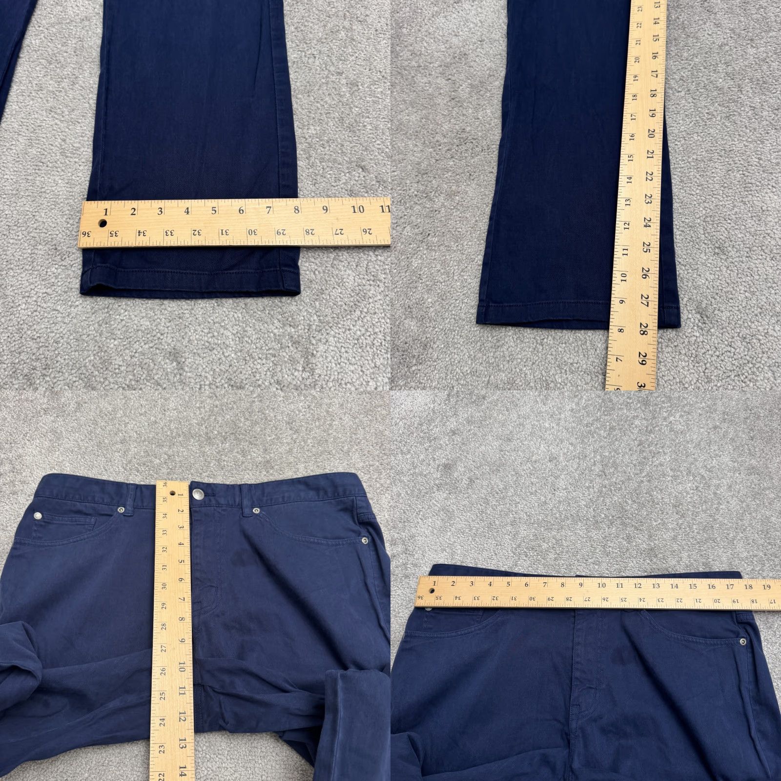 Peter Millar VINTAGE Peter Millar Men's Chino Pants Regular Fit Straight Leg Blue 28 Inseam Casual Business Size US 36 / EU 52 - 8 Thumbnail