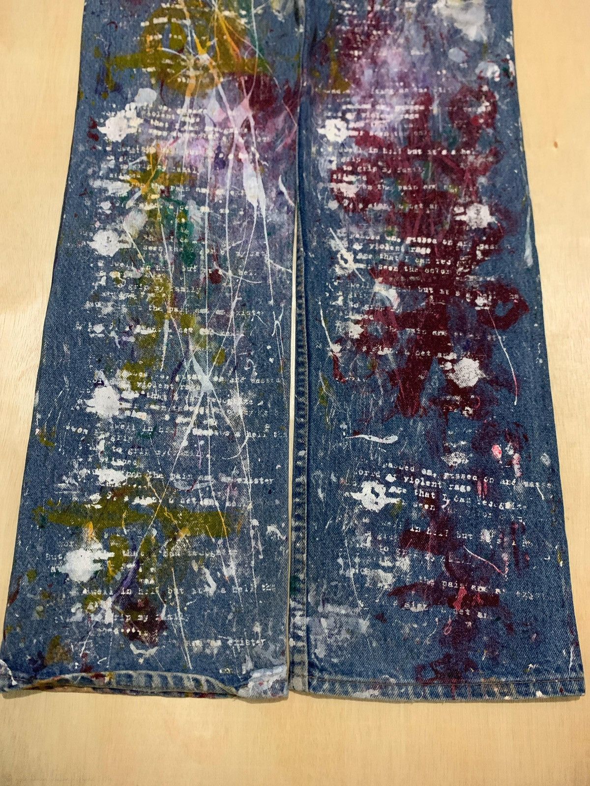 Levi's × Vintage Vintage Rare Levis 517 Orange Tab Painter Denim Jeans Size US 34 / EU 50 - 8 Thumbnail