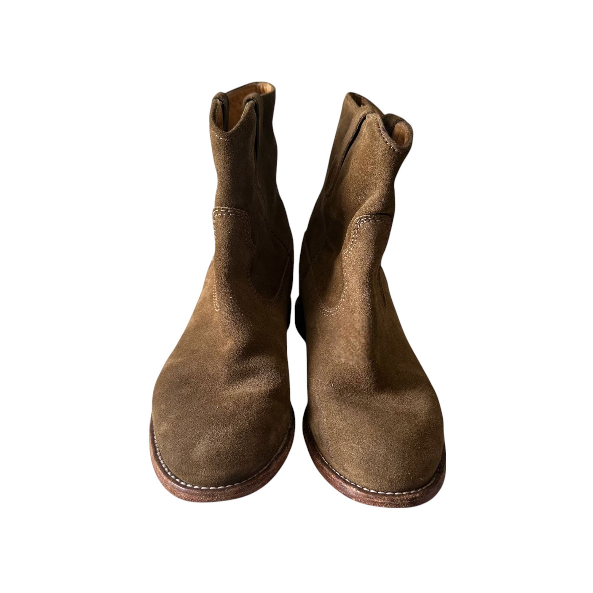 Isabel Marant Etoile Isabelle Marant Etoile Suede Crisi boots. Size 37EU, Taupe/t Size US 7 / IT 37 - 2 Thumbnail