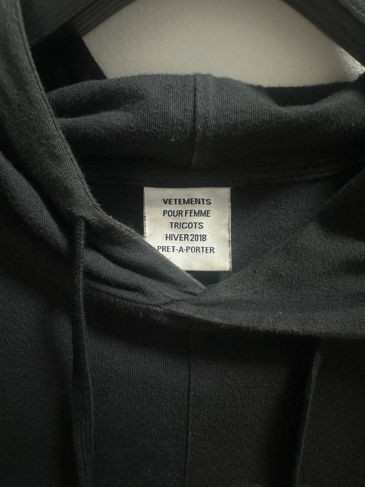 Vetements Vetements AW17 K-Hole/Titanic Split Oversized Hoodie Size US XS / EU 42 / 0 - 3 Thumbnail