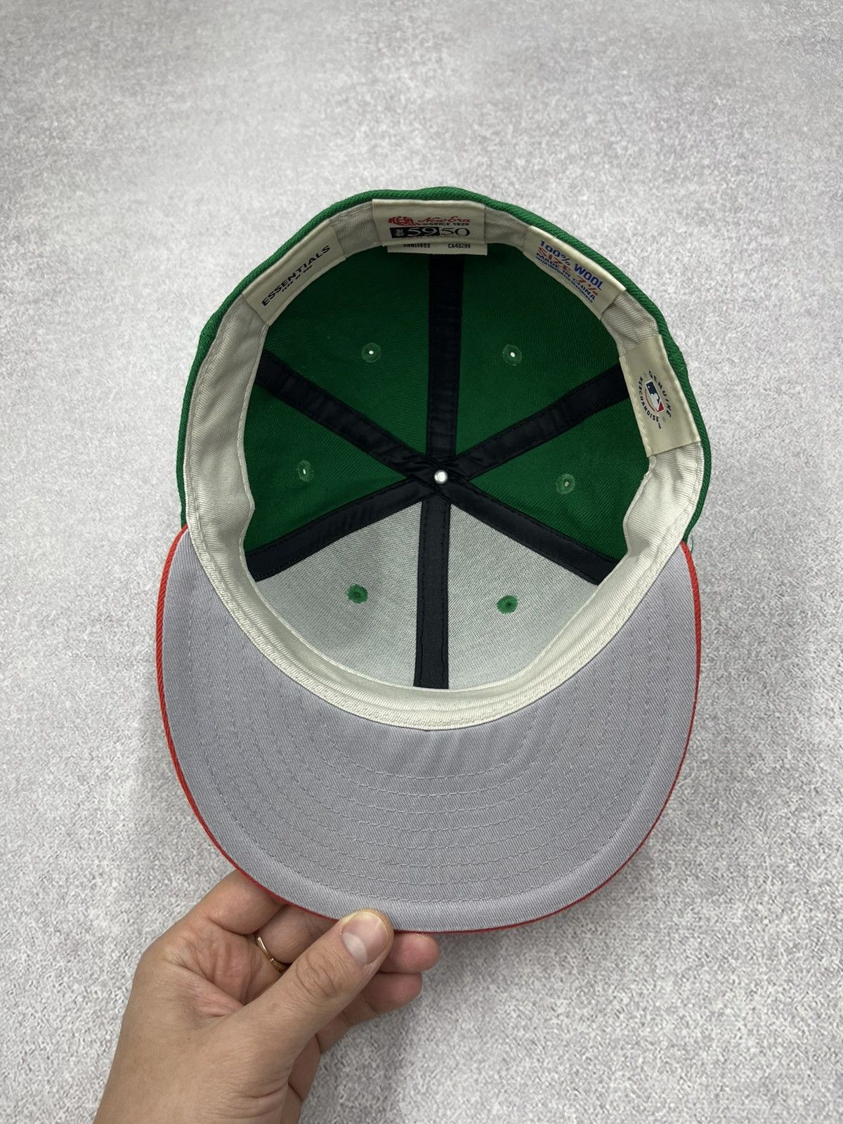 Essentials Essential Fear of God x New Era 59Fifty Wool Cap 7 1/8 Size ONE SIZE - 9 Thumbnail