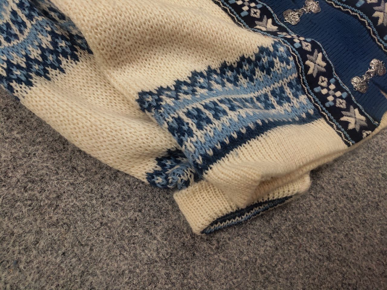 Dale Of Norway Vintage 80's Nordstrikk Knit Wool Sweater Cardigan Norway Size US M / EU 48-50 / 2 - 7 Thumbnail