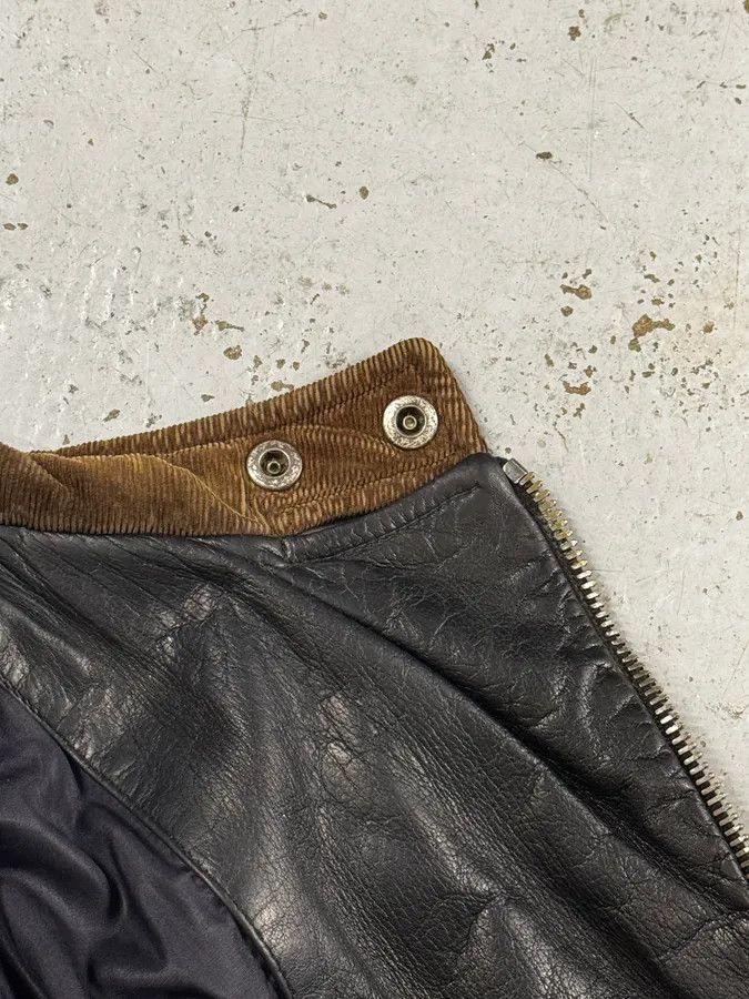 Gucci 2000s Gucci Brown Asymmetrical Zip Biker Leather Jacket Size US M / EU 48-50 / 2 - 13 Thumbnail