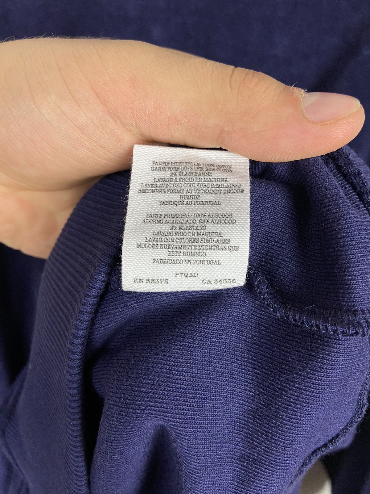 YMC YMC Daisy Terry Towelling Crew Sweatshirt Mens Blue Sz XL Size US XL / EU 56 / 4 - 11 Thumbnail