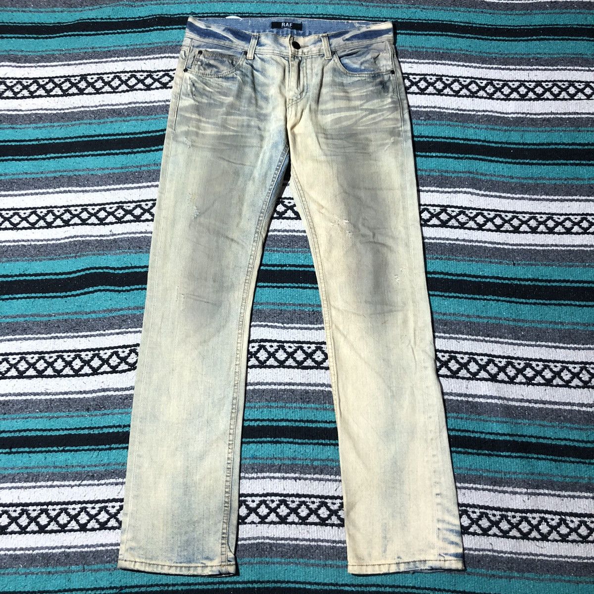Raf by Raf Simons Raf by Raf Simons Acid Wash Denim Size US 32 / EU 48 - 1 Thumbnail