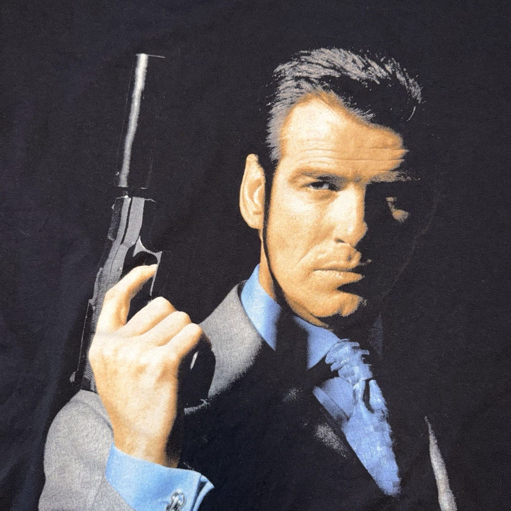 Vintage VINTAGE James Bond 007 The World Is Not Enough Movie Promo T Shirt XL Blue Grape 1999 Size US XL / EU 56 / 4 - 4 Thumbnail