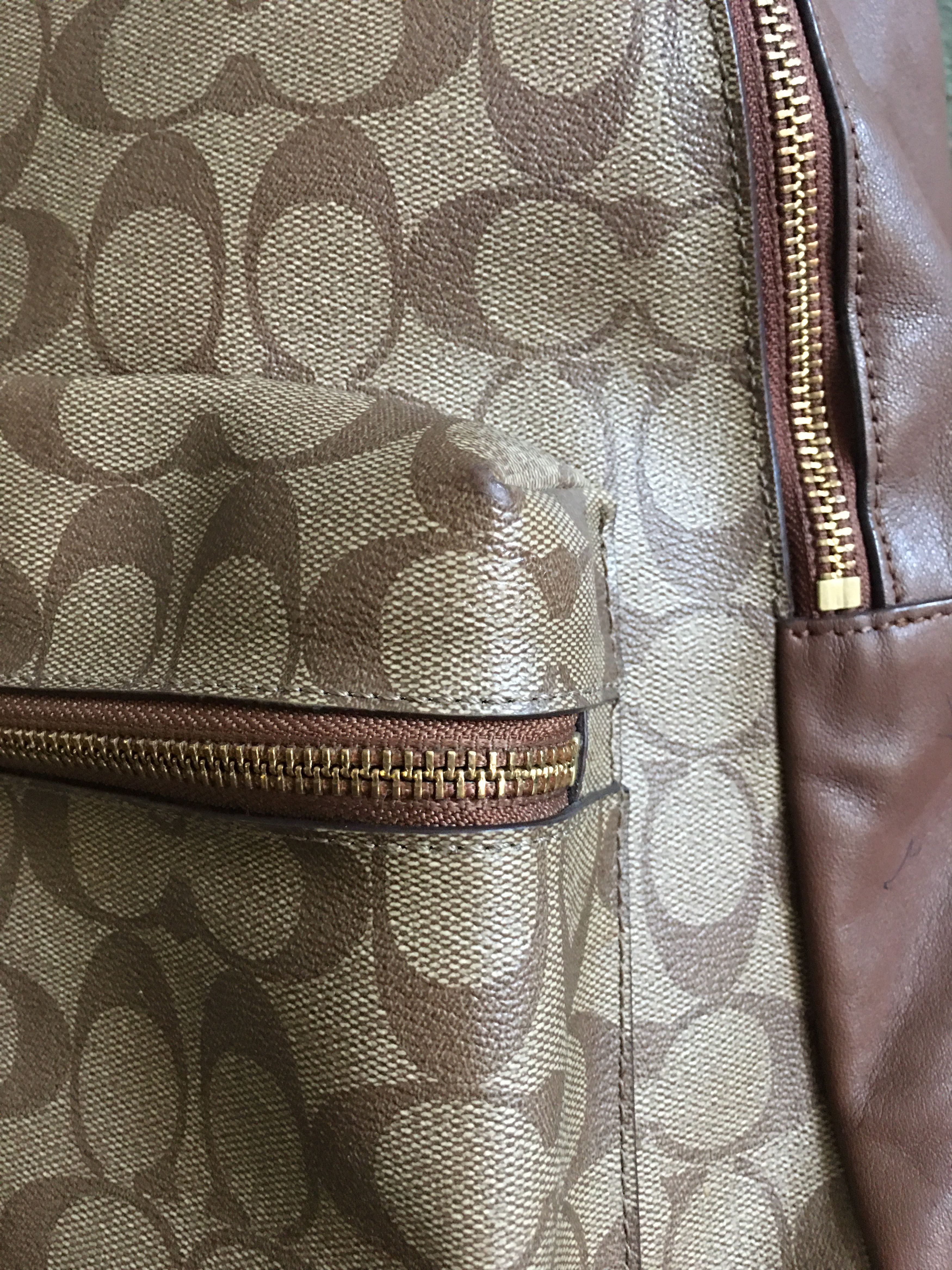 Coach Coach Charlie Signature Monogram Backpack Medium Size ONE SIZE - 11 Thumbnail