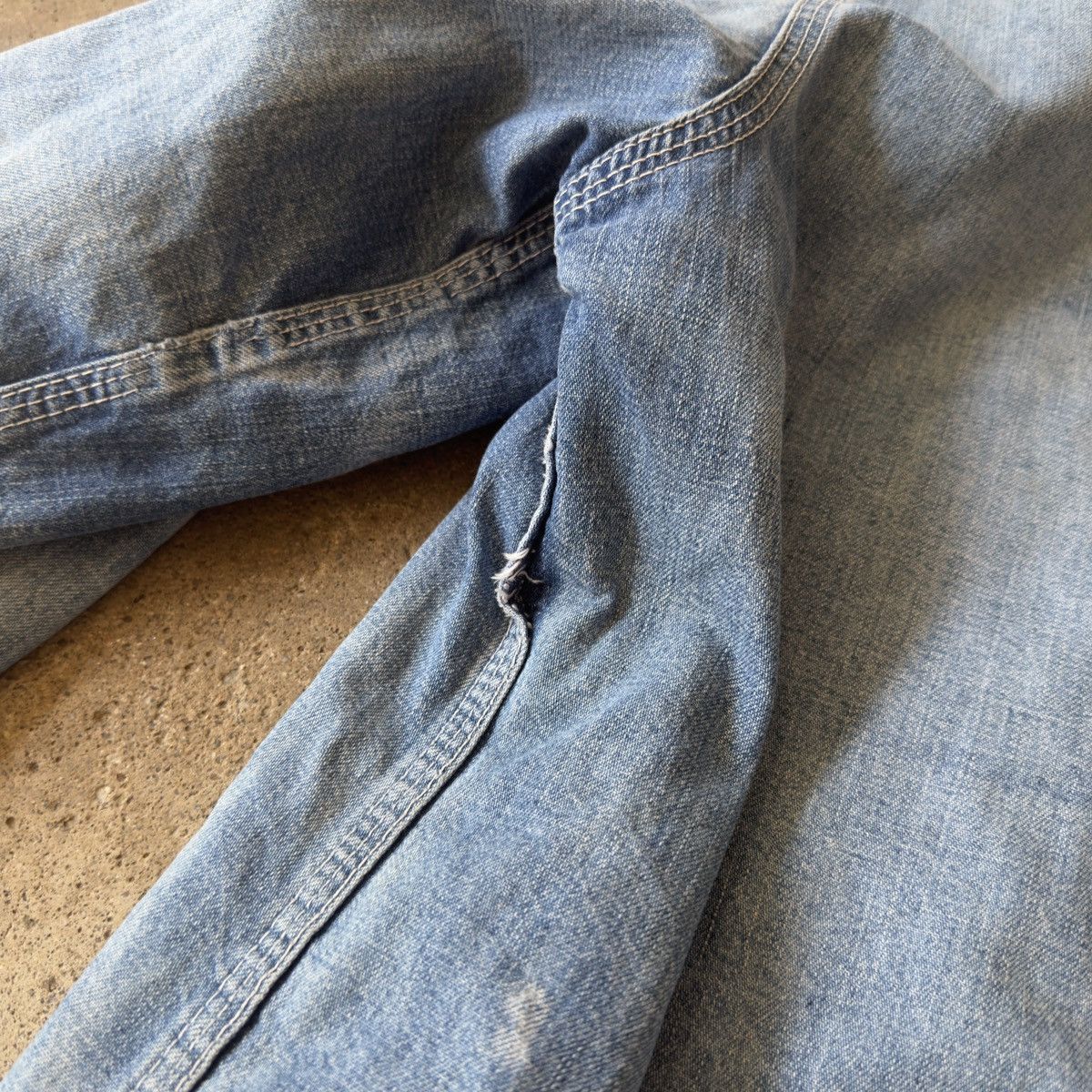 Vintage Sears Thrashed Faded Distressed Chore Coat ERD Grunge RRL Size US L / EU 52-54 / 3 - 16 Thumbnail