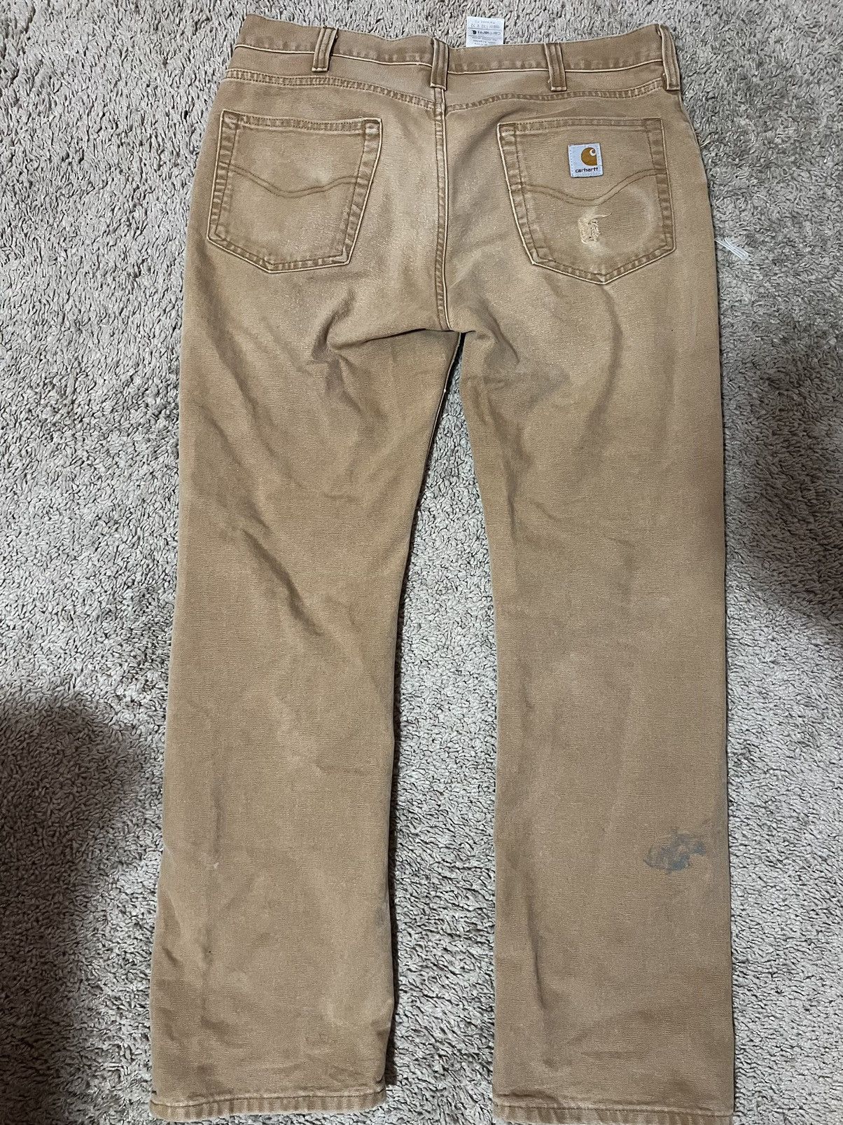 Carhartt Vintage Carhartt khaki carpenter pants Size US 32 / EU 48 - 2 Thumbnail