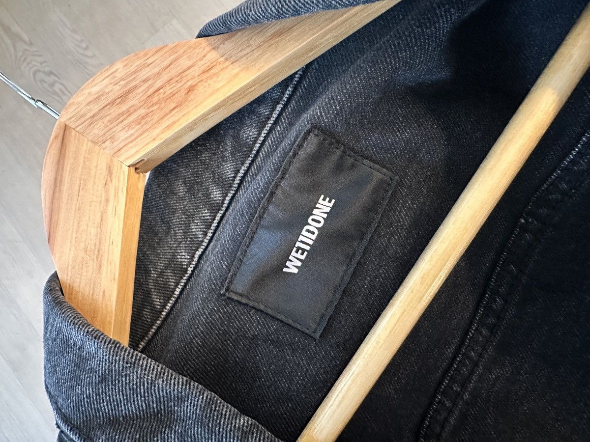 WE11DONE WE11DONE Logo Zipper Detail Denim Jacket Size S / US 4 / IT 40 - 5 Thumbnail