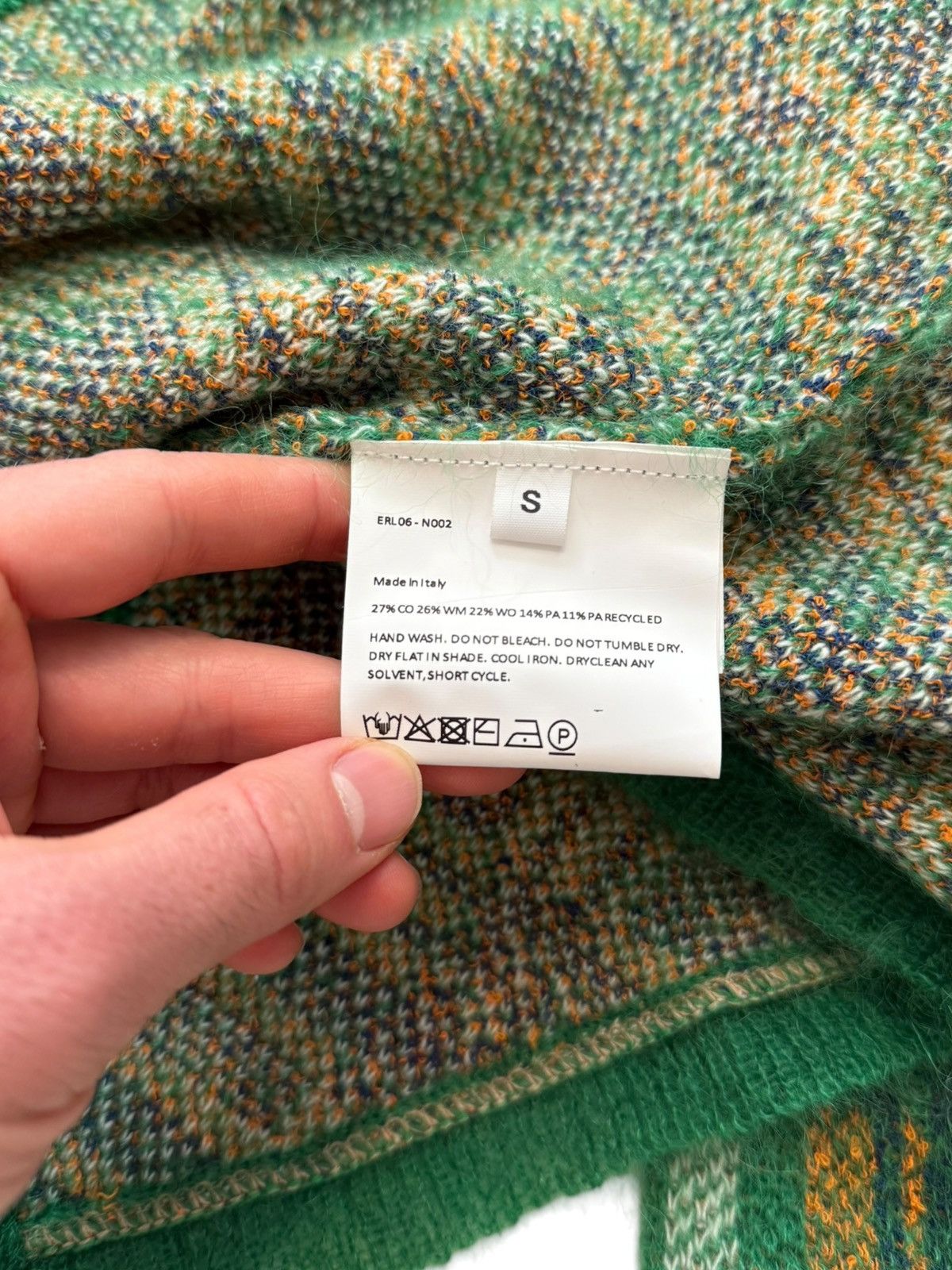 ERL Plaid Italian Knit Cardigan Size S / US 4 / IT 40 - 7 Thumbnail