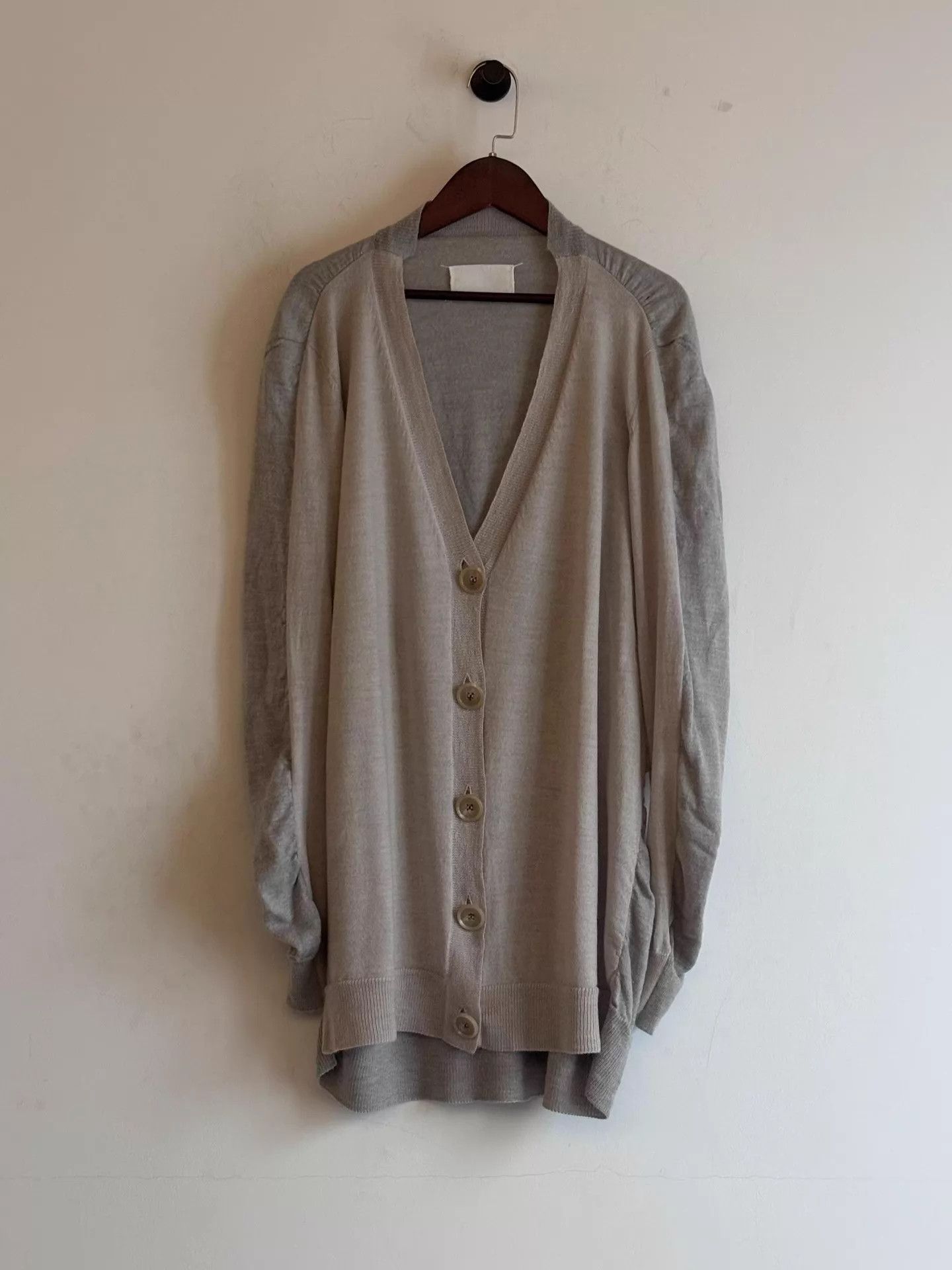 Other MMM AW2004 White Label Yin-Yang Loose Colorblock Cardigan M Size US M / EU 48-50 / 2 - 1 Thumbnail