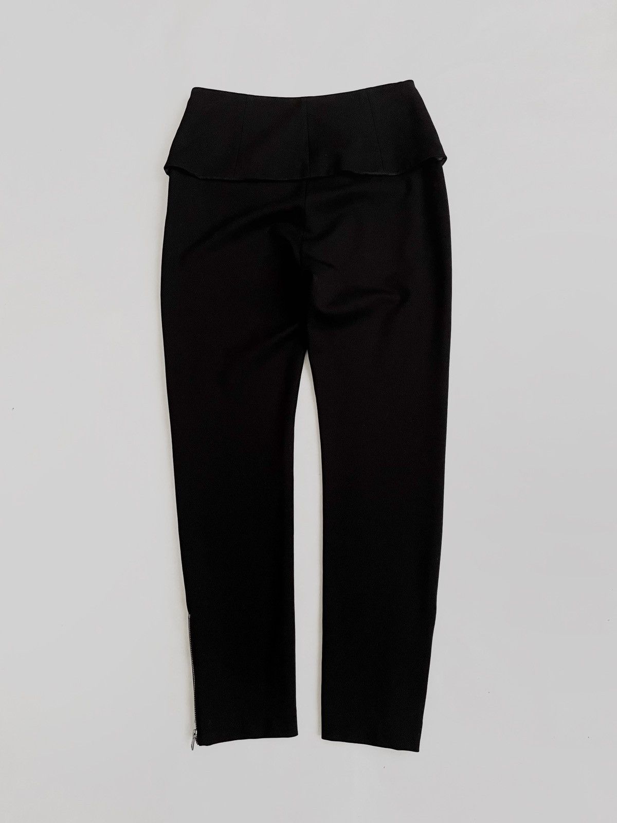 Alexander McQueen Alexander McQueen black zip pants 2012 Size 27" / US 4 / IT 40 - 2 Thumbnail