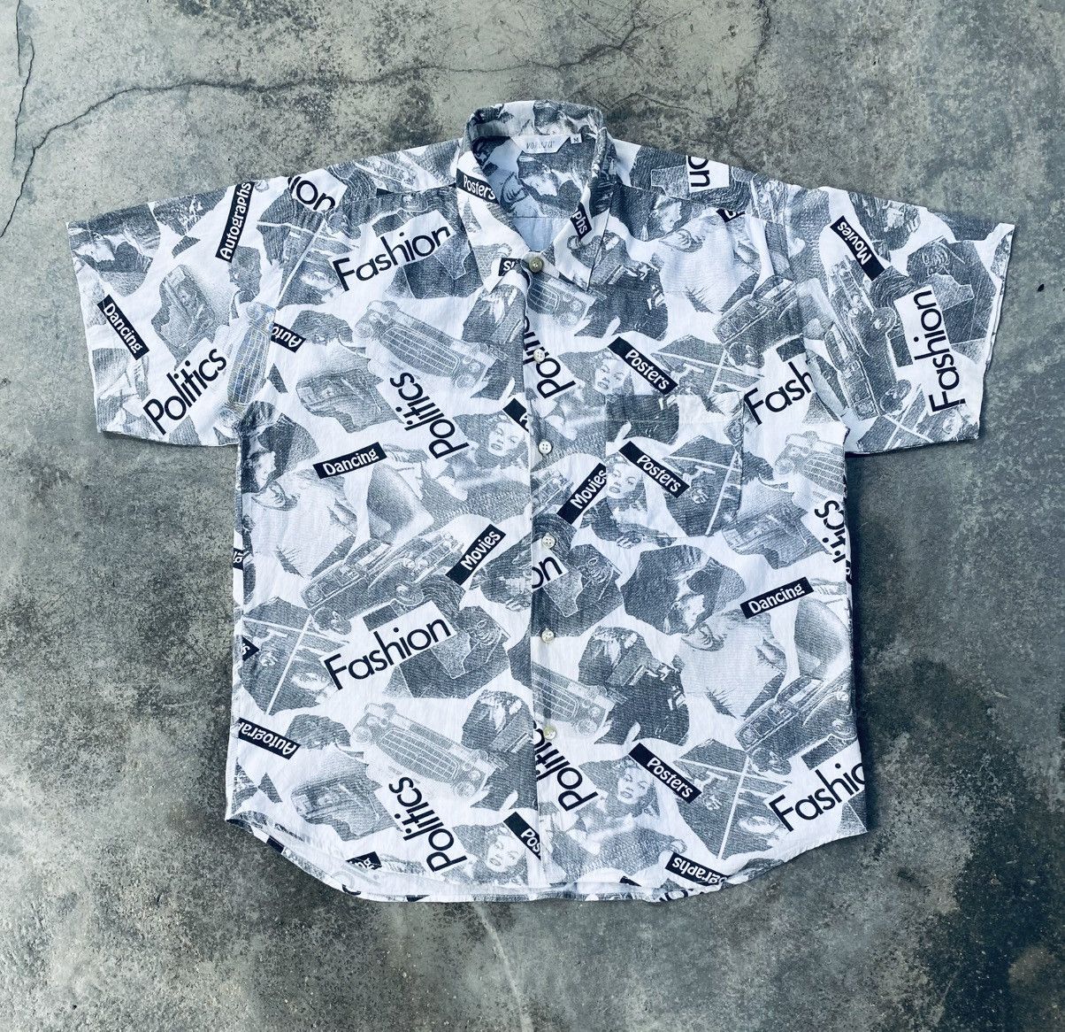 Japanese Brand Vintage Voruju Printed Shirt Button Ups Size US M / EU 48-50 / 2 - 1 Thumbnail