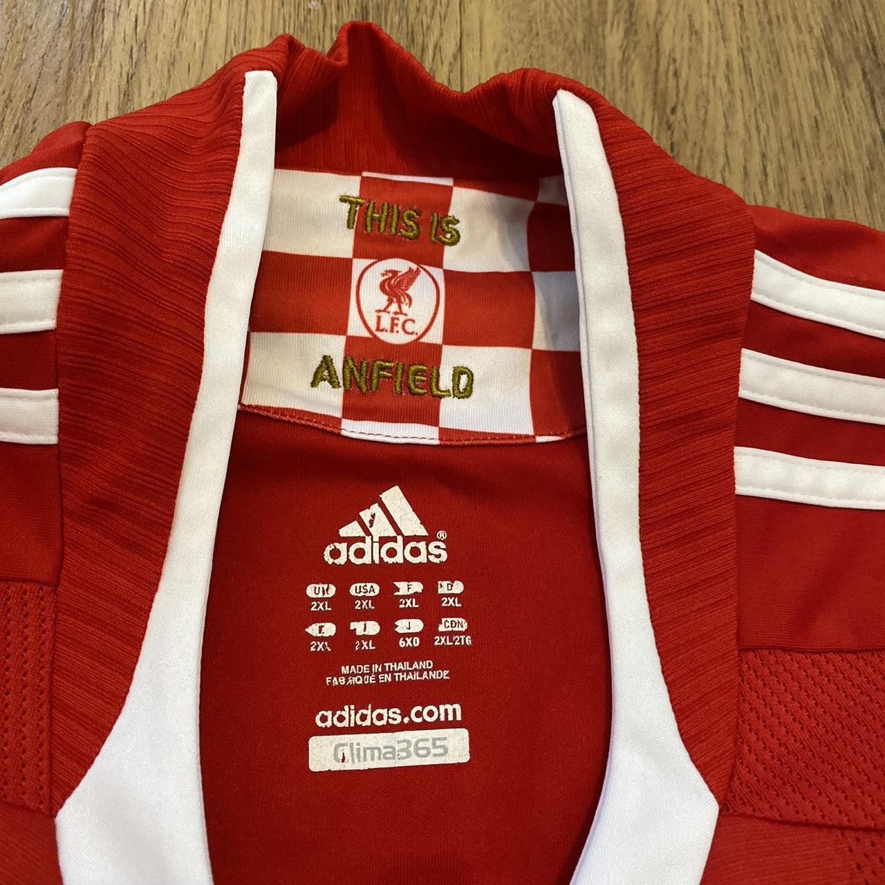 Adidas 2008-09 *9 Torres Liverpool Adidas Home Carlsberg Shirt Size US XXL / EU 58 / 5 - 5 Thumbnail