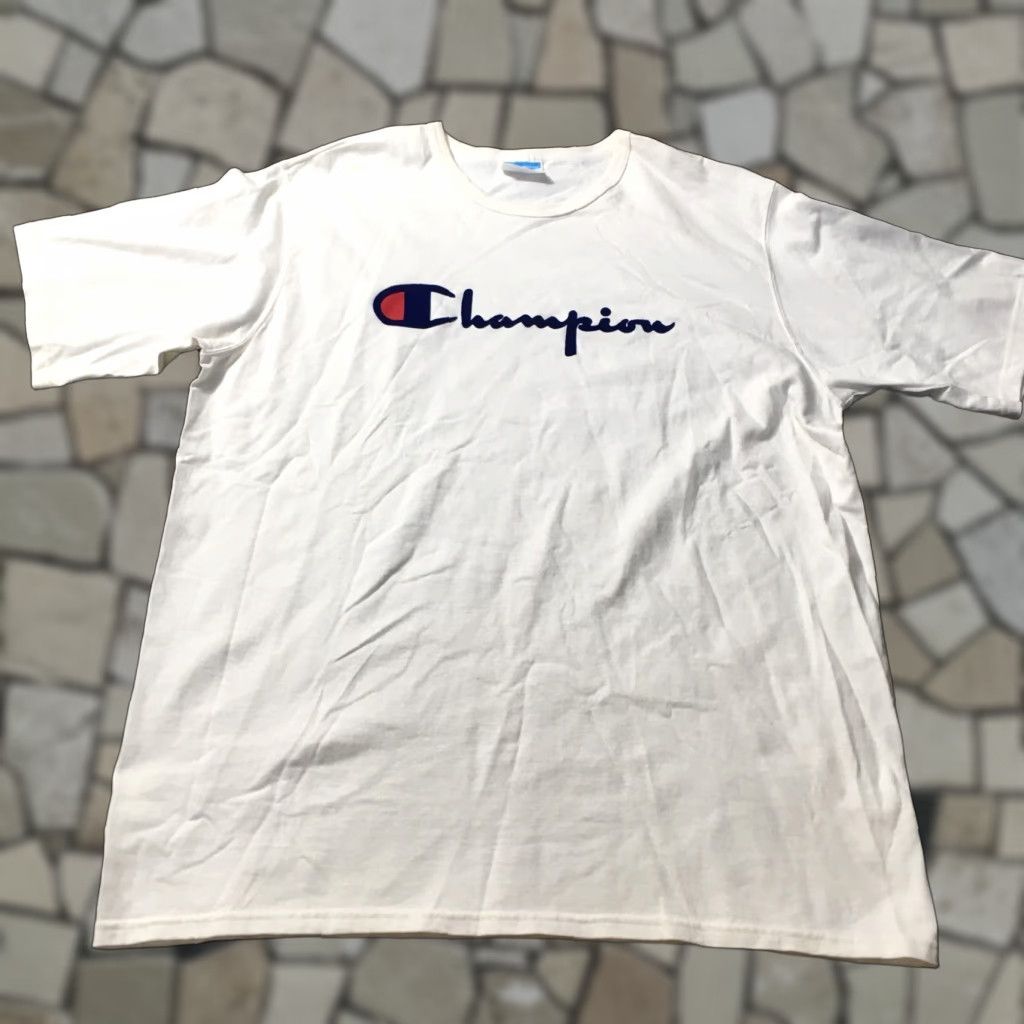 Champion Champion Shirt Mens 2XL White Logo Short Sleeve Size US XXL / EU 58 / 5 - 1 Thumbnail