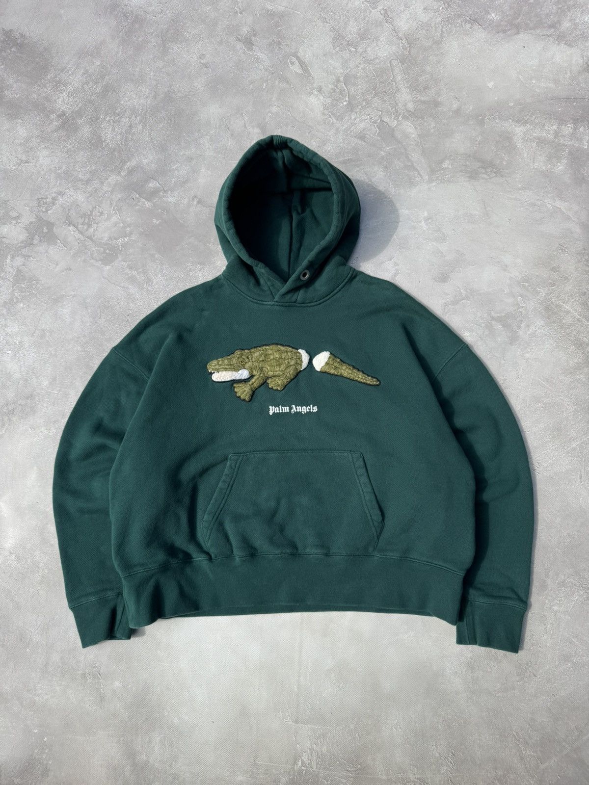 Palm Angels Palm Angels Crocodile Hoodie Size US S / EU 44-46 / 1 - 1 Thumbnail