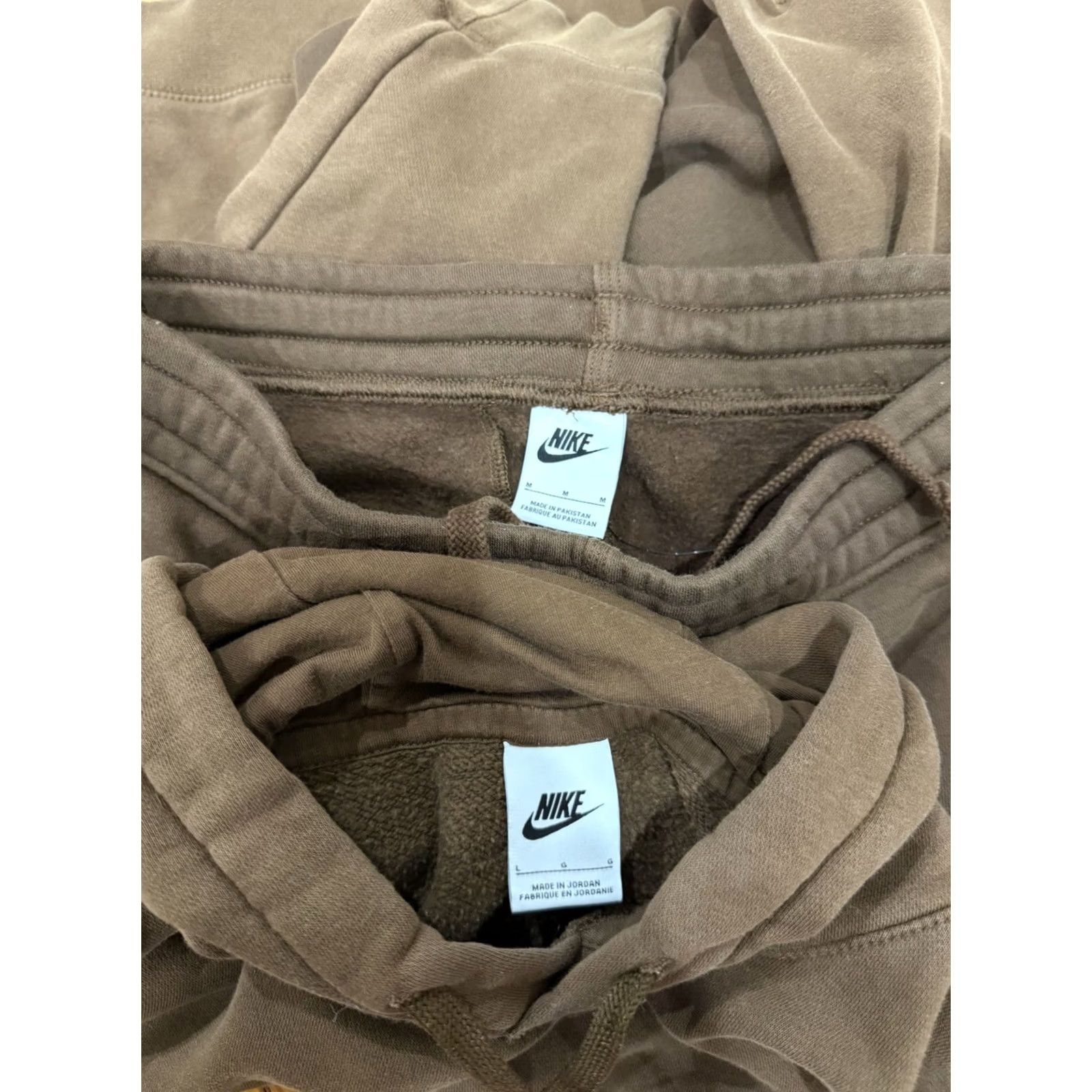 Nike Nike Club Fleece Hoodie & Pants Sweatsuit Brown Adult Medium / Large 90s Mens Size US M / EU 48-50 / 2 - 3 Thumbnail