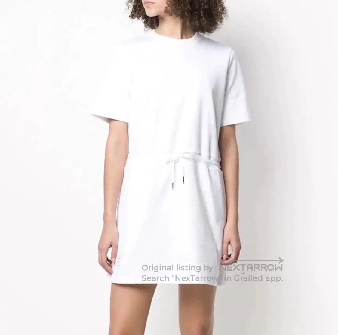 Thom Browne White Cotton Dress for Women .