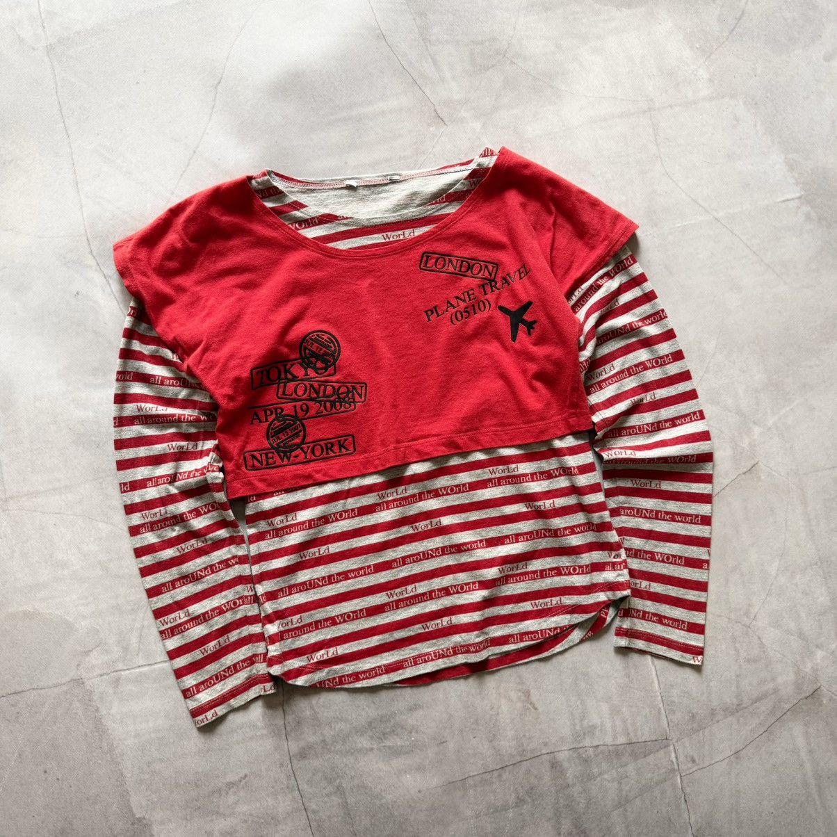Hysteric Glamour Cute England Striped Long Sleeve Tee Hysteric Glamour Vibe Size S / US 4 / IT 40 - 1 Thumbnail