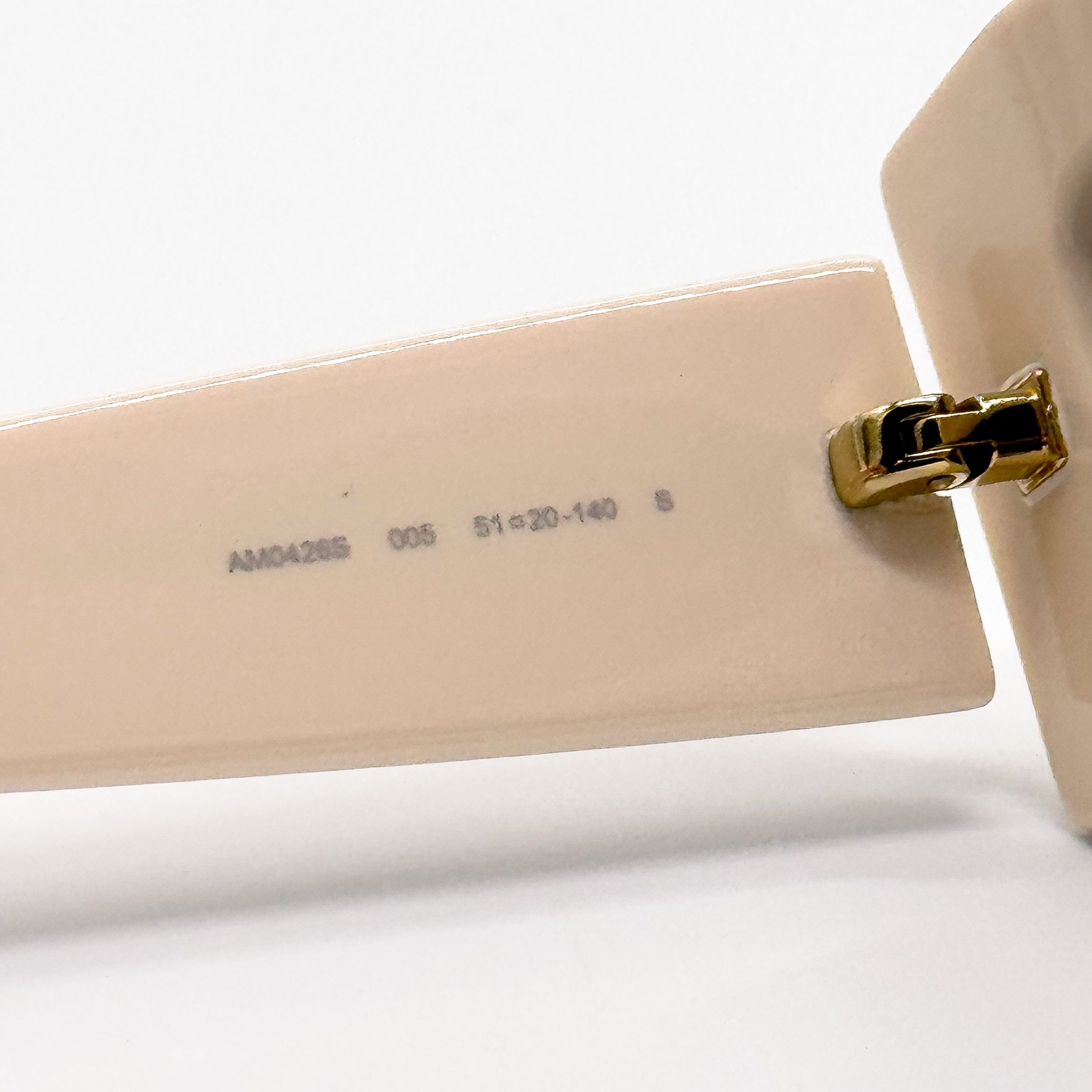 Alexander McQueen NEW ALEXANDER MCQUEEN AM0426S 005 IVORY SUNGLASSES Size ONE SIZE - 10 Thumbnail