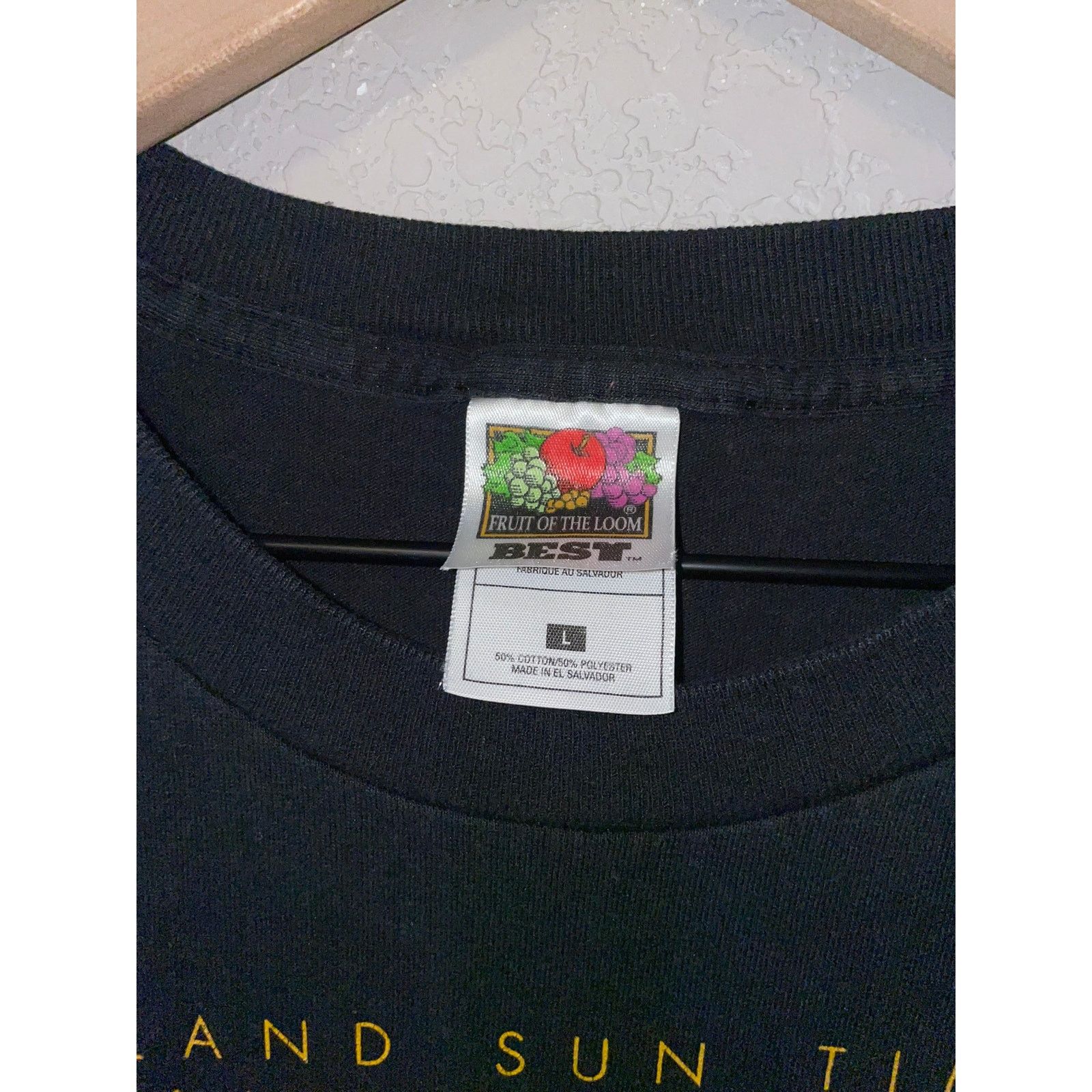 Fruit Of The Loom Vintage Sun Shirt Island Times Solar Seminar Cancun Sunshine Size US L / EU 52-54 / 3 - 5 Thumbnail