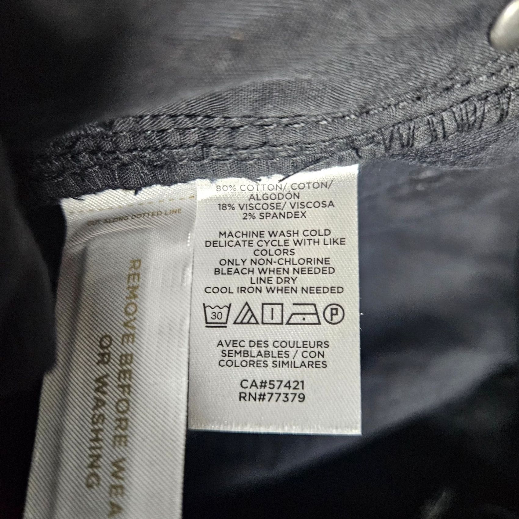 Ann Taylor Ann Taylor Pants Petite Size 0 Black Velvet The Skinny High Rise NEW Size 25" / US 0 / IT 36 - 8 Thumbnail