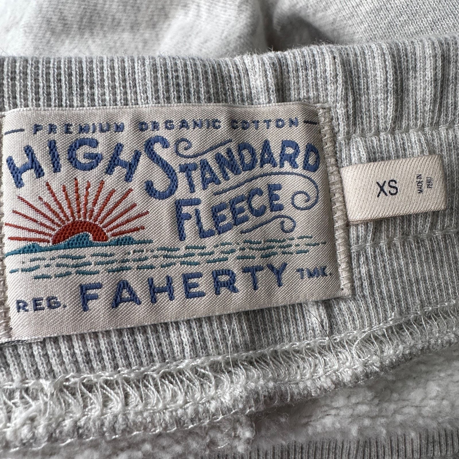 Faherty Faherty Standard Sweatpant Joggers Men XS Antique Gray Pant Size US 32 / EU 48 - 6 Thumbnail