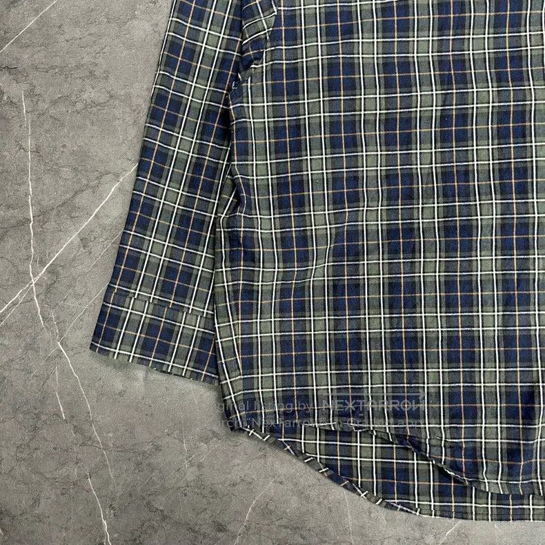 Balenciaga Balenciaga Plaid Shirt with Back Letter Logo L Size Size US S / EU 44-46 / 1 - 7 Thumbnail