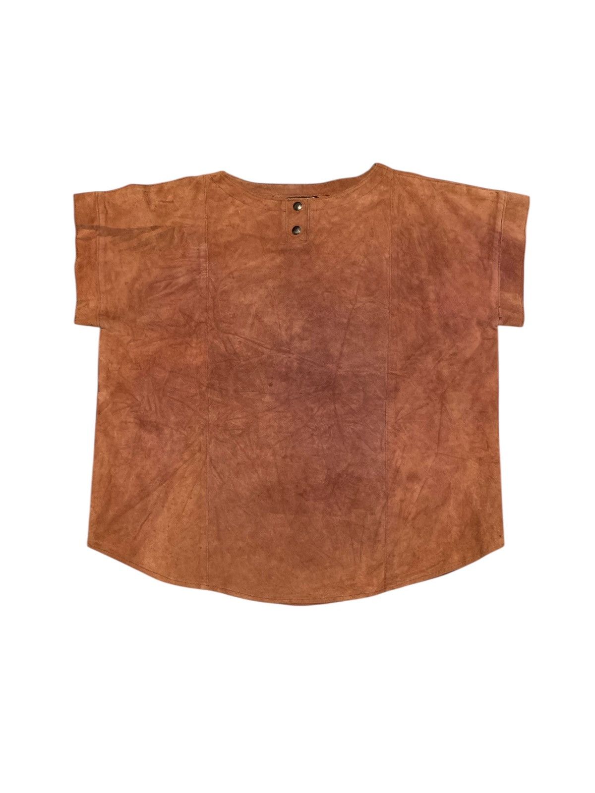 Very Rare Flour De Vetements De Cuir Suede Pigskin Leather