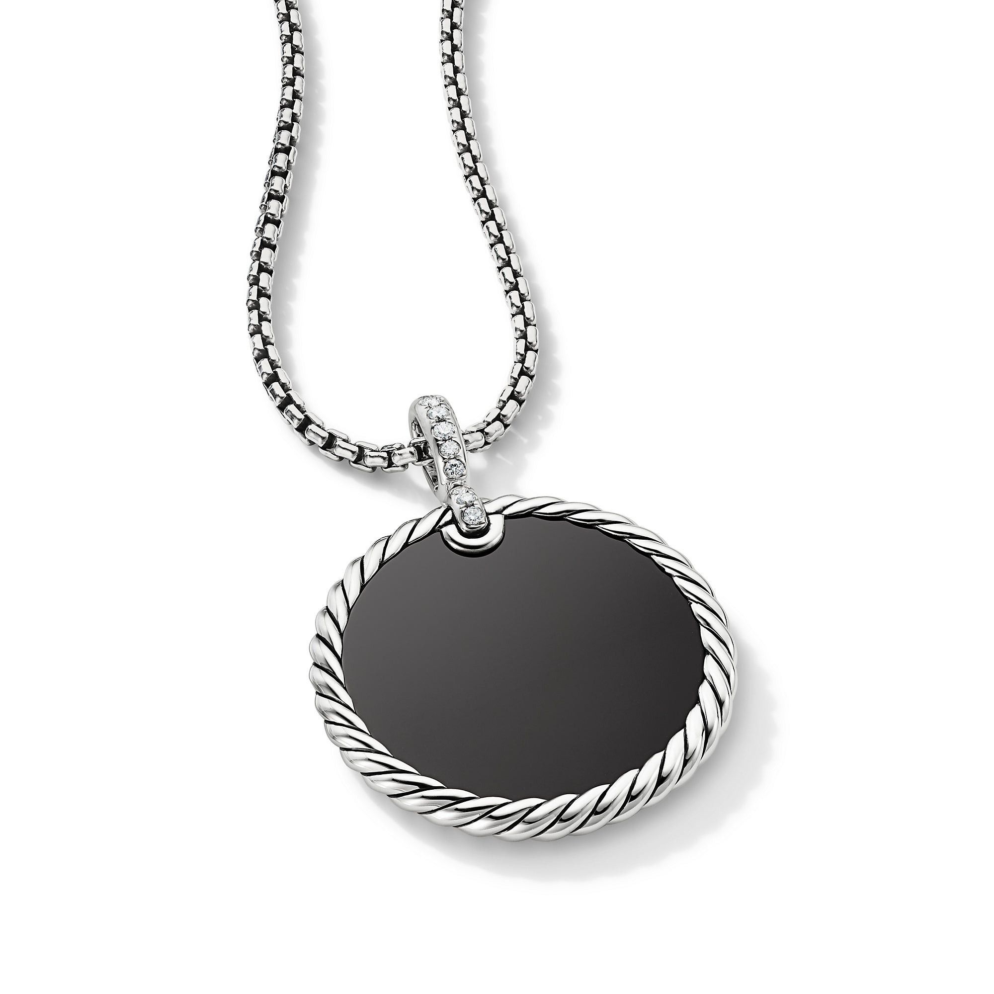 David Yurman o1w1db10526 D16998D Size:7/ Pendant in Silver With Diamond Size ONE SIZE - 3 Thumbnail