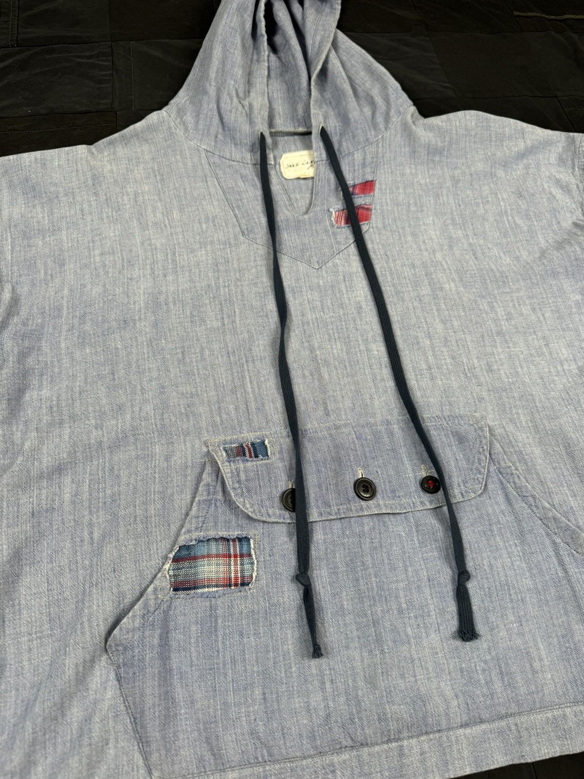 Greg Lauren Chambray Baja Hoodie Size US L / EU 52-54 / 3 - 2 Thumbnail