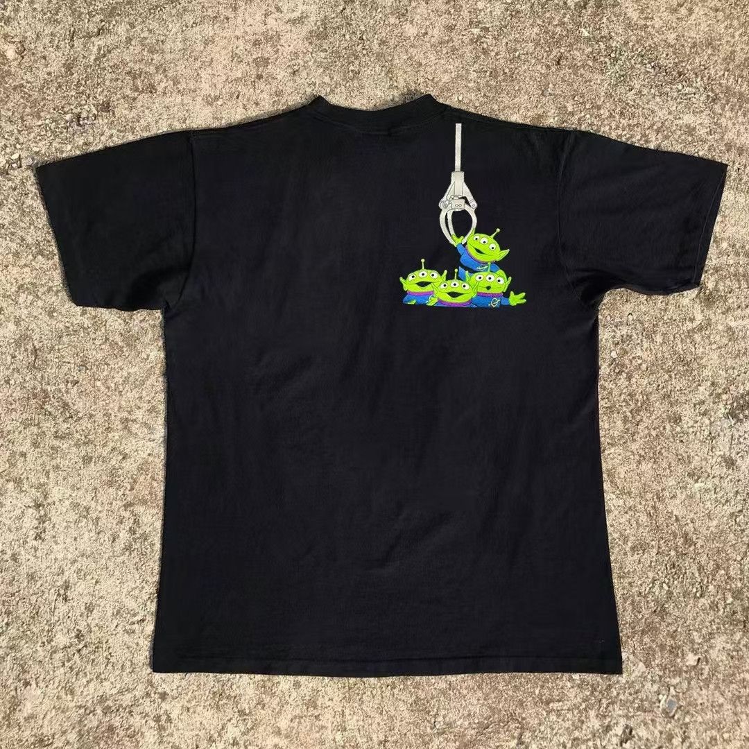 Vintage Black casual retro cute monster print t-shirt Size US M / EU 48-50 / 2 - 1 Thumbnail