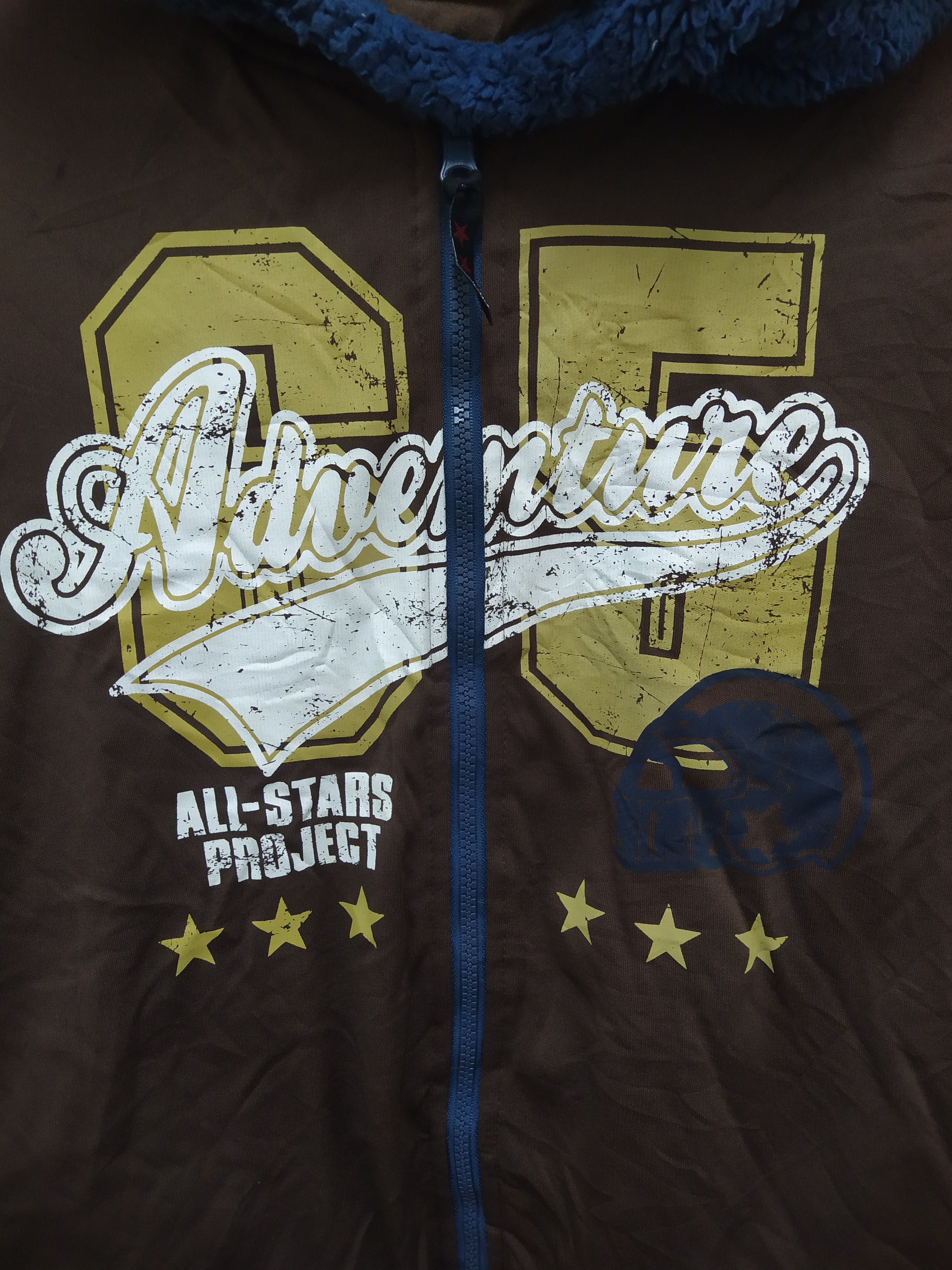 Pada & Mada zipped Fleece reversible hoodie
