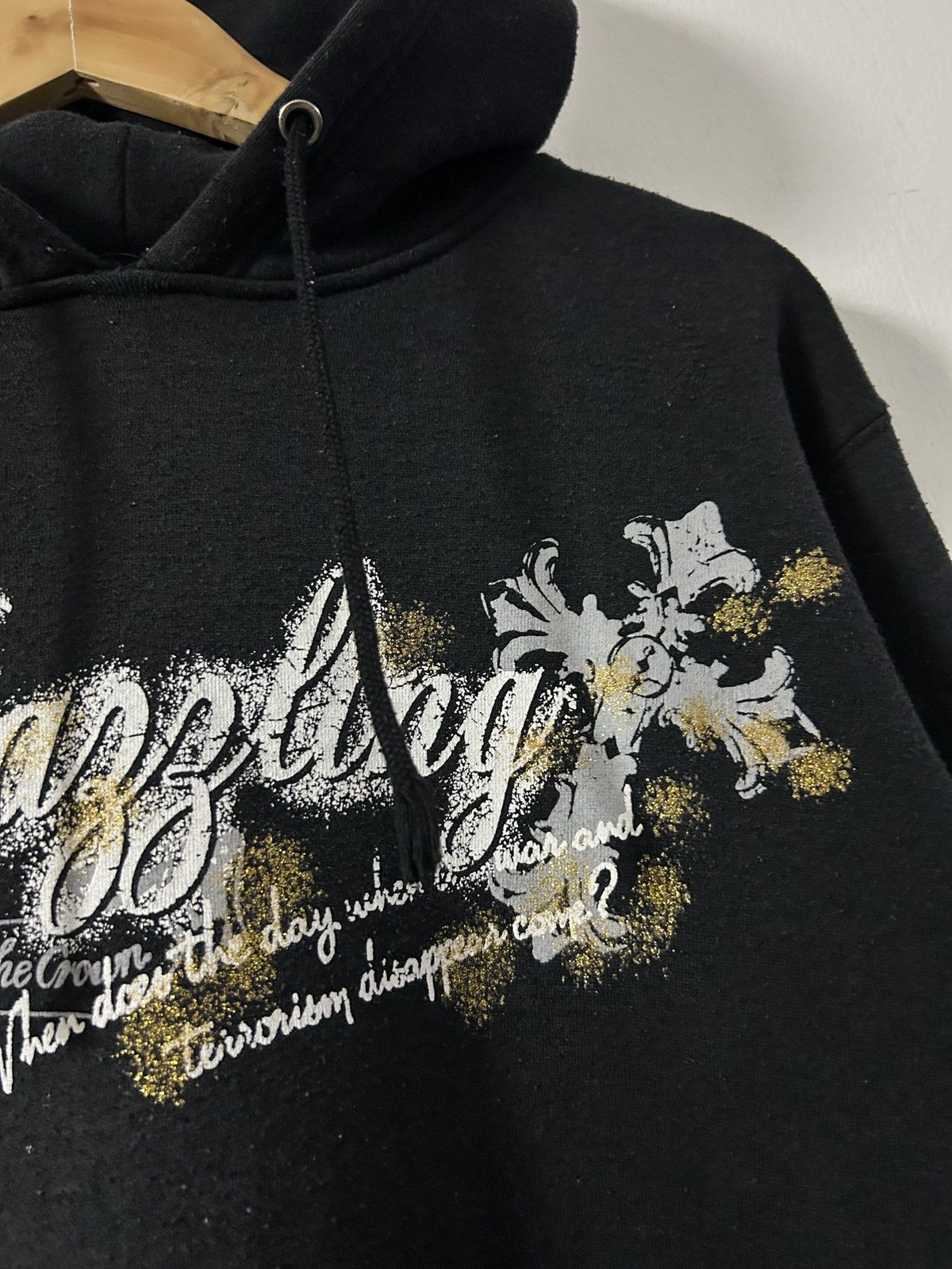 If Six Was Nine Unisex Hoodie Beaumere Cross Punk Poem Bondage Skull Design Size US M / EU 48-50 / 2 - 5 Thumbnail