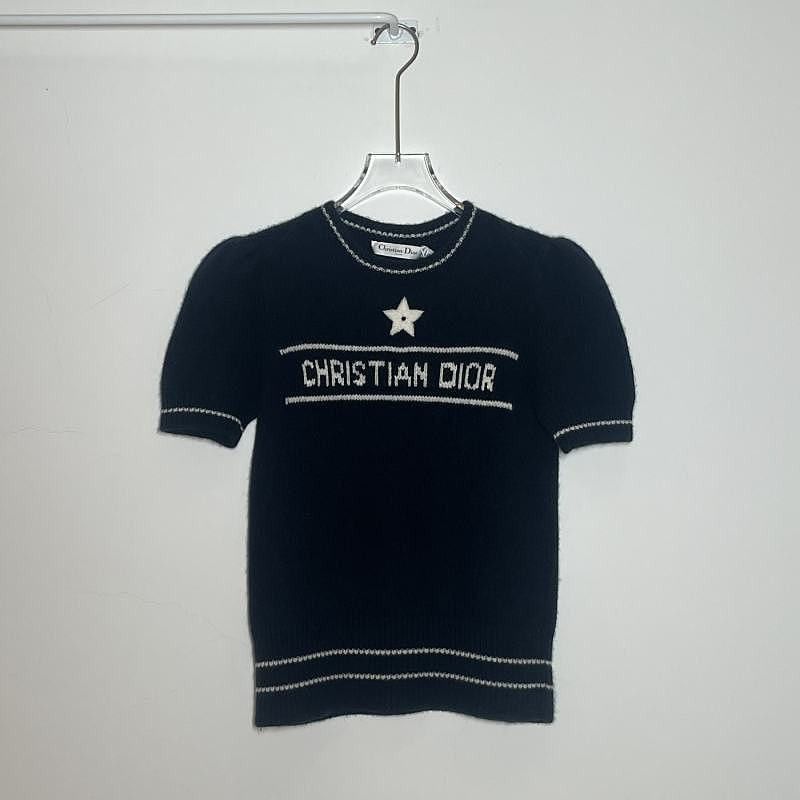 Dior Dior Star Logo Knit Sweater Size 38 Size S / US 4 / IT 40 - 1 Thumbnail