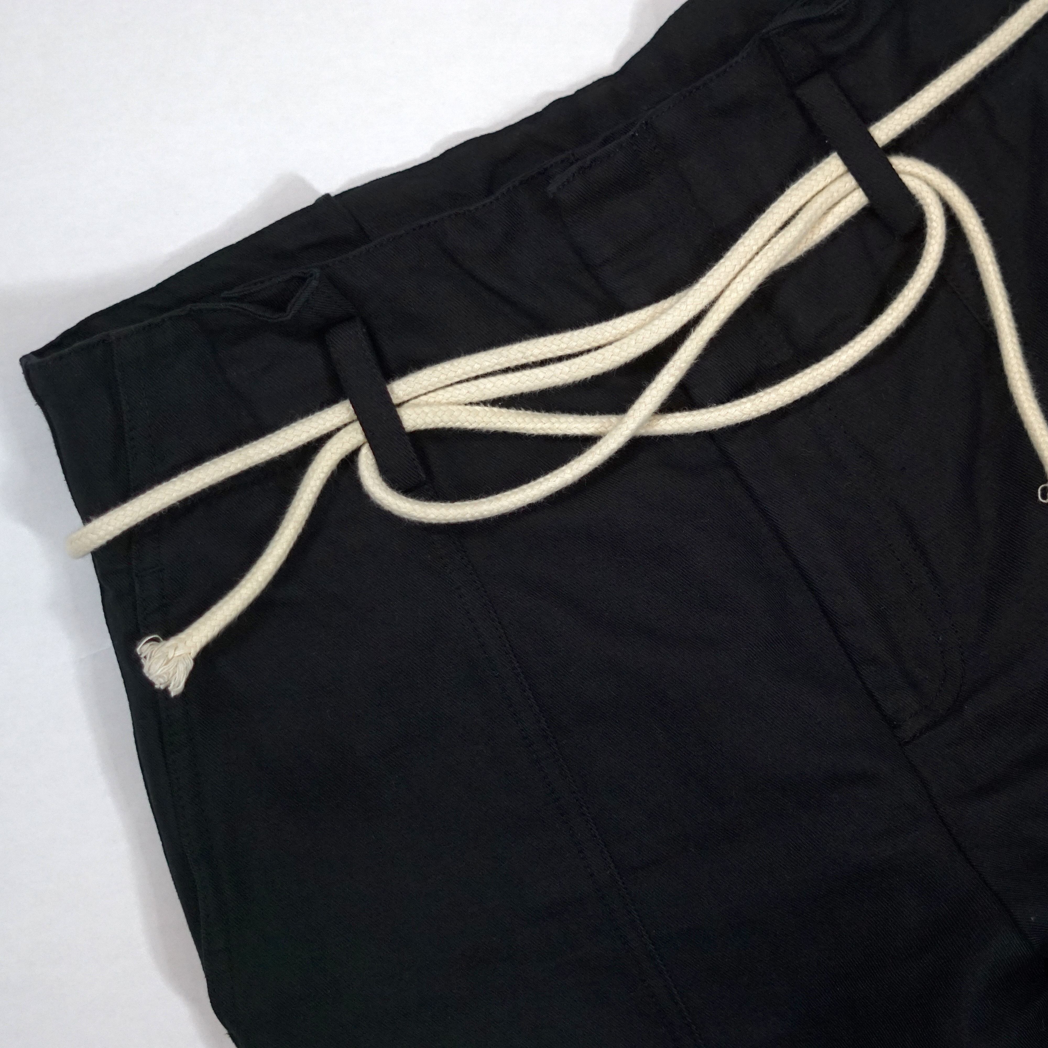 Vince High-rise cropped trouser with wrap rope/cord belt Size 30" / US 8 / IT 44 - 3 Thumbnail