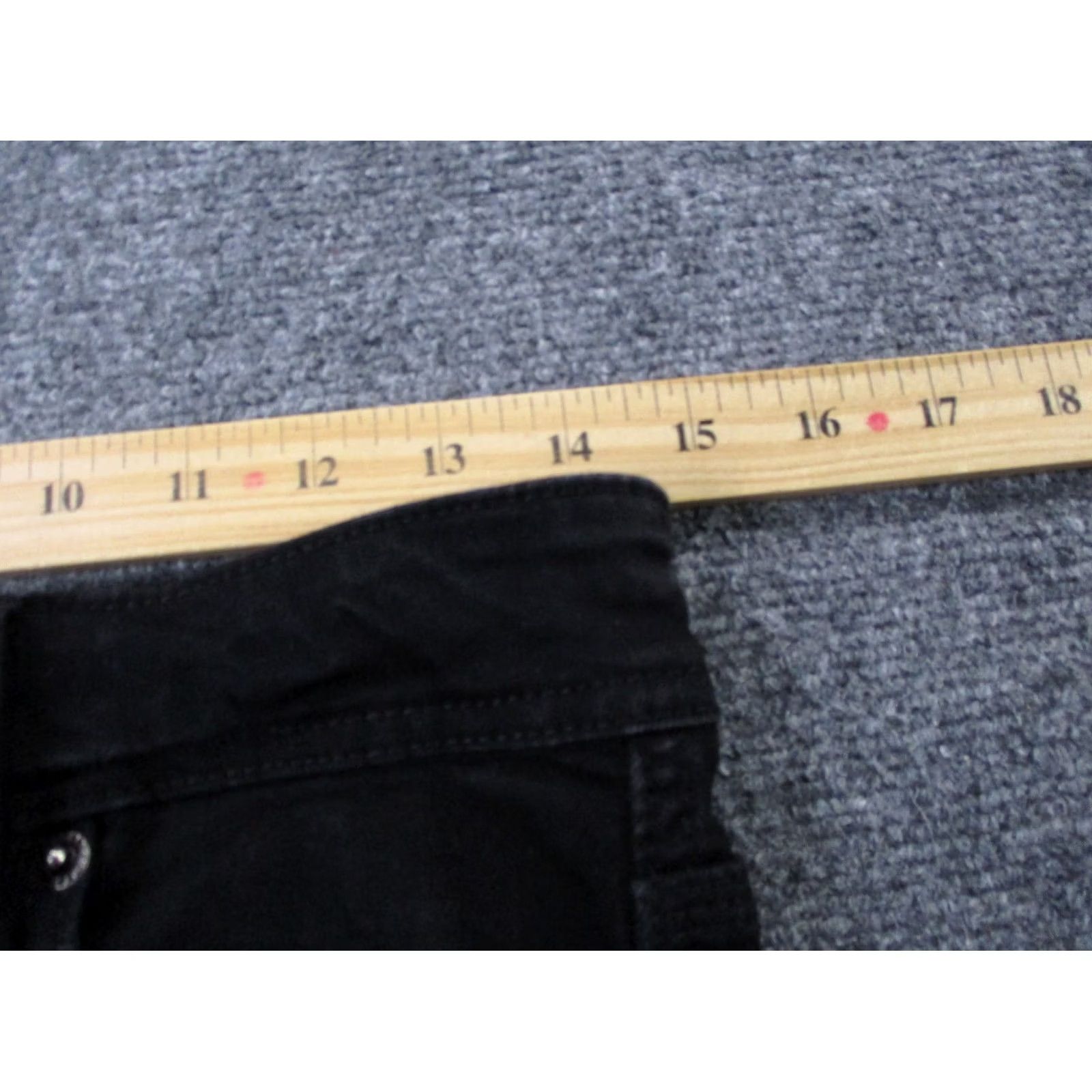 Emporio Armani Emporio Armani Jeans Mens 30 Black Denim Straight Designer Casual Slim Jeans Regular Boys? Size US 29 - 6 Thumbnail