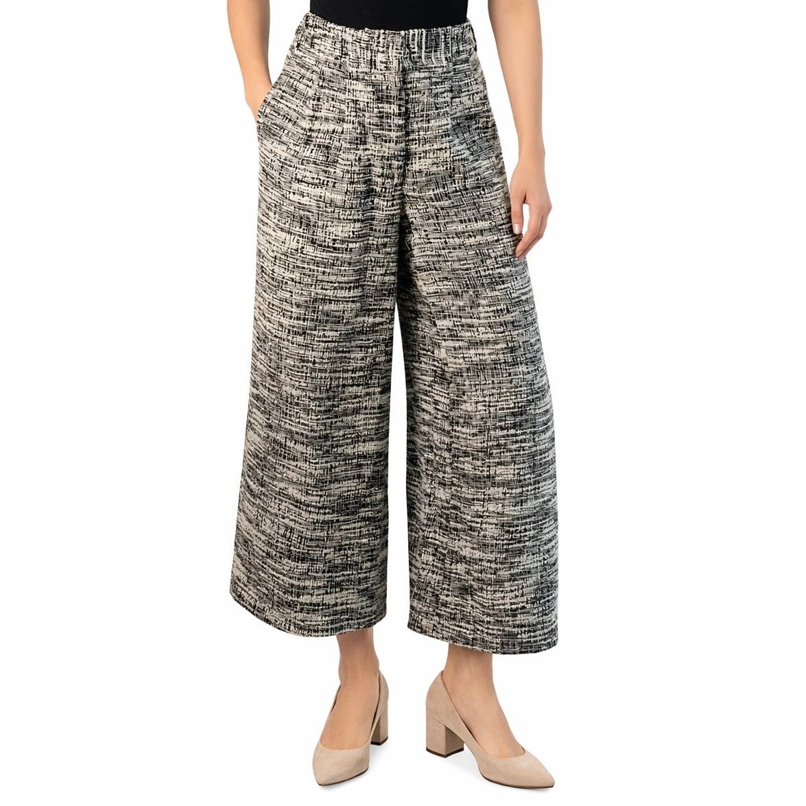 Apiece Apart Apiece Apart cotton blend wide cropped pants high rise gray Size 28" / US 6 / IT 42 - 1 Thumbnail