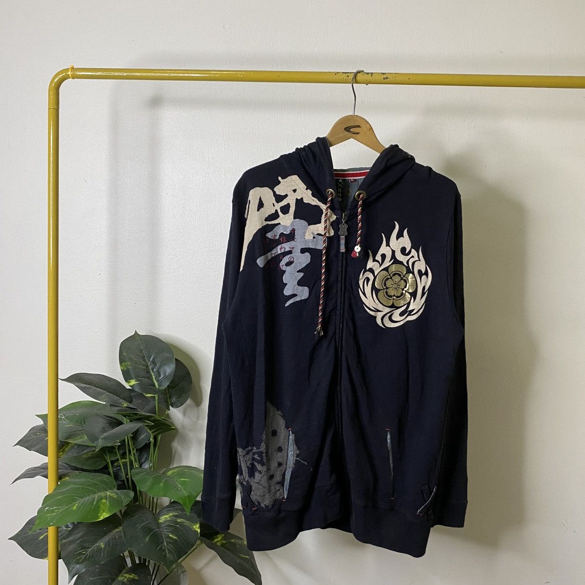 If Six Was Nine Seditonaries Cross Guns Ed Hardy Style Zip Up Hoodie Size US L / EU 52-54 / 3 - 4 Thumbnail