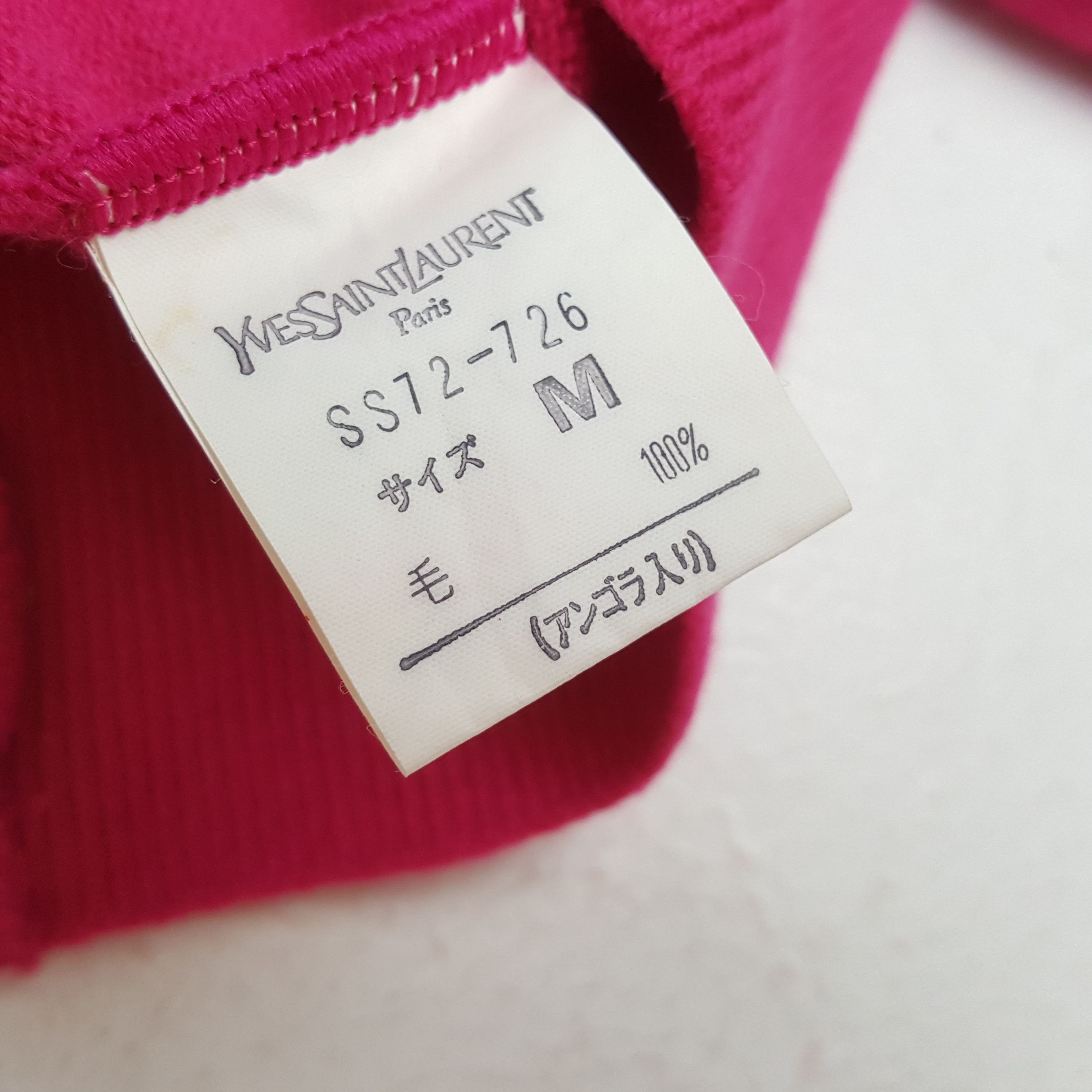 Yves Saint Laurent YVES SAINT LAURENT Rare Design Fashion Style Sweatshirt Size S / US 4 / IT 40 - 8 Thumbnail