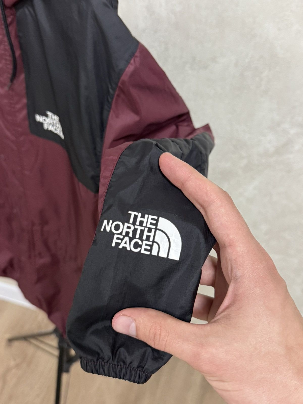 The North Face × Vintage The North Face Dark Red raincoats Y2K jacket Size US L / EU 52-54 / 3 - 6 Thumbnail