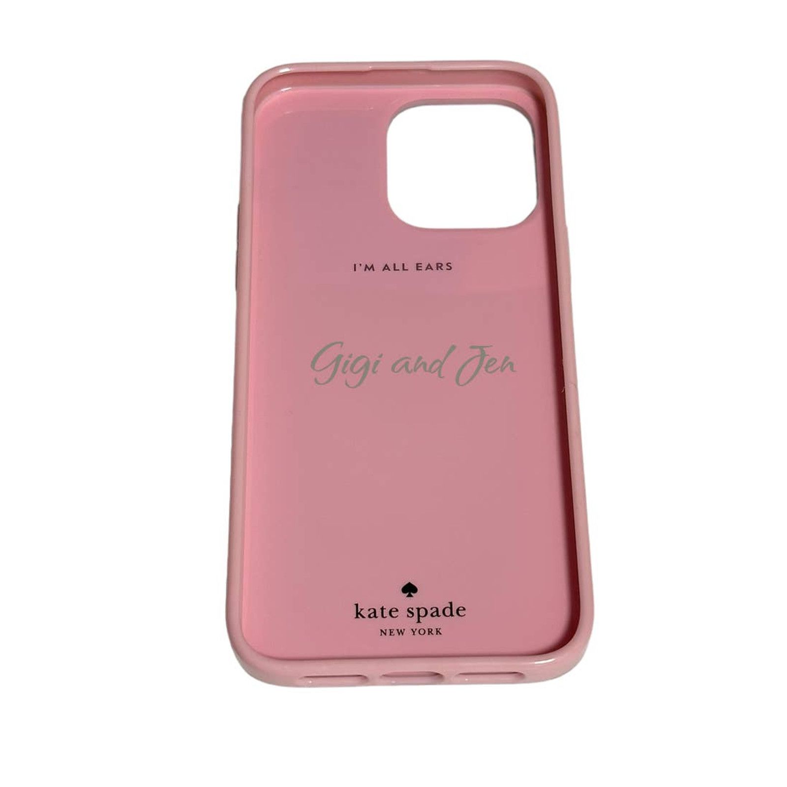 Kate Spade Kate spade Glitter iPhone 14 PRO Case in Mitten Pink Size ONE SIZE - 3 Thumbnail