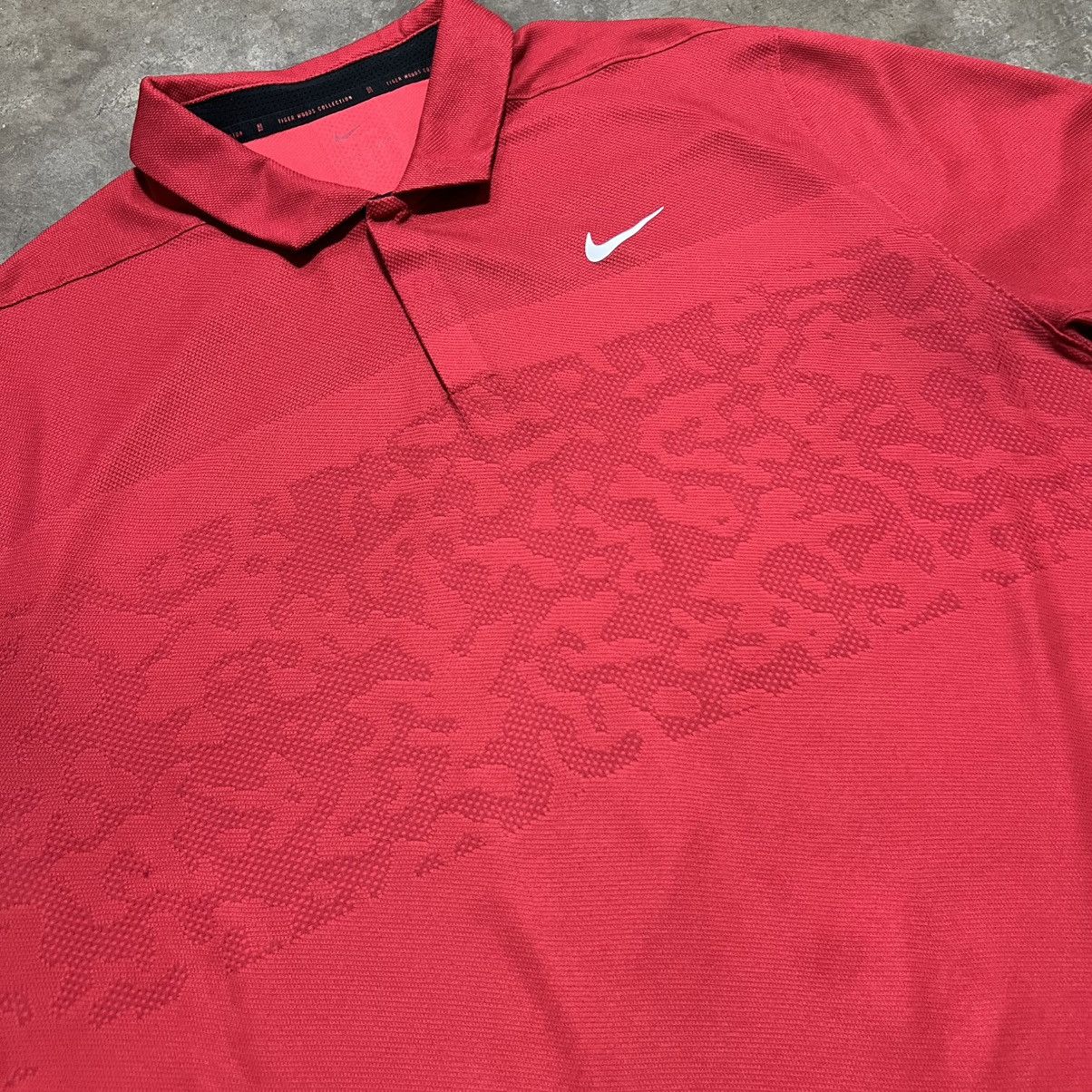 Nike Nike Golf Tiger Woods Polo Shirt Sun Day Red Collared Swoosh Size US XXL / EU 58 / 5 - 3 Thumbnail