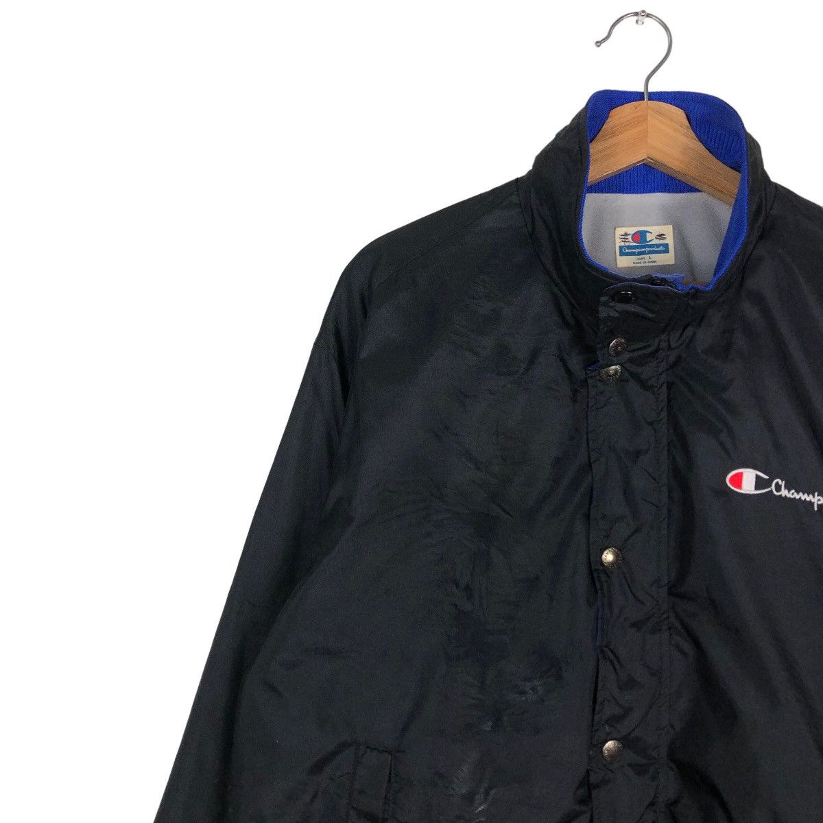Japanese Brand 🔥Vintage Bomber Jacket Nylon Champion Product Japan Size US L / EU 52-54 / 3 - 7 Thumbnail