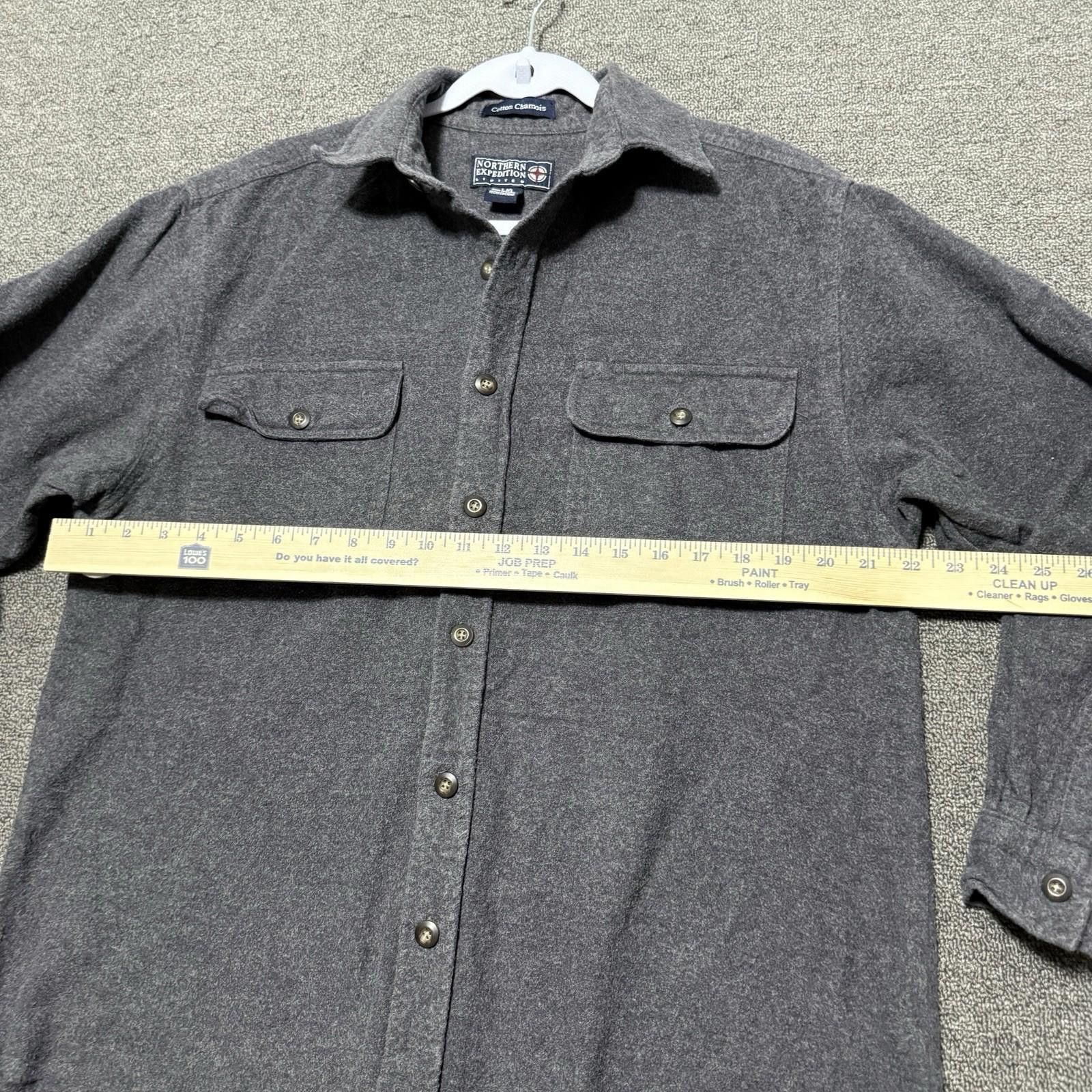 Other Northern ExpeditionLtd GreyxMens L Heavyweight Flannel Shirt Size US L / EU 52-54 / 3 - 5 Thumbnail