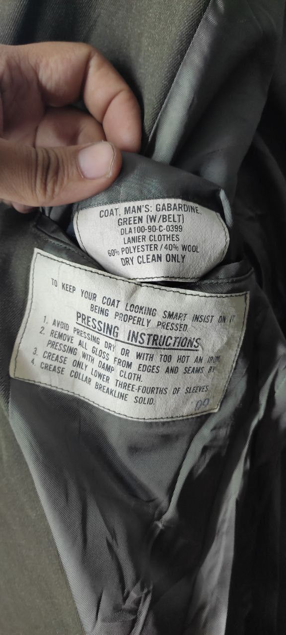 Vintage VINTAGE ARMY GREEN GENERAL MILITARY JACKET Size US S / EU 44-46 / 1 - 12 Thumbnail