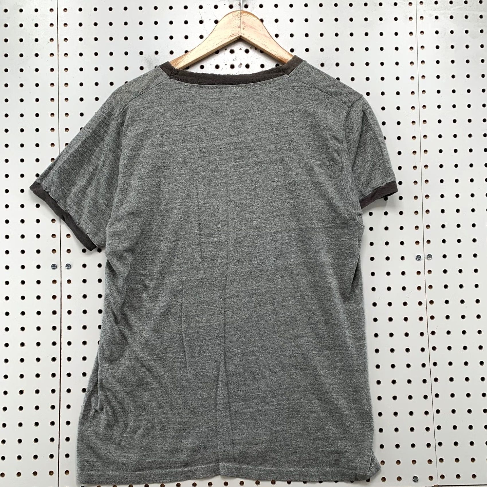 Disney Disney Vintage 80s Mickey Mouse Shirt Mens M Gray Ringer Faded Distressed Shirt Size US M / EU 48-50 / 2 - 2 Thumbnail