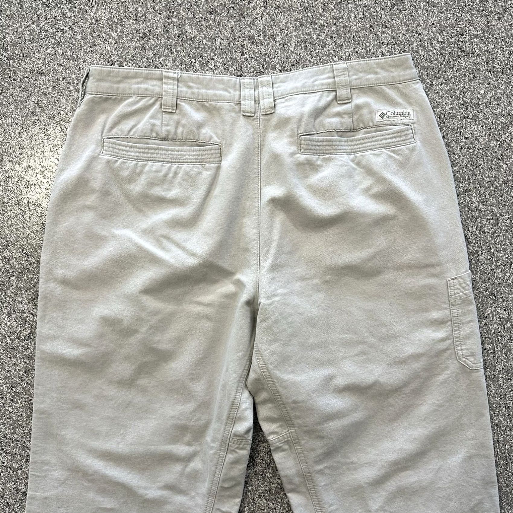 Vintage Columbia Pants Mens 38x33 Stonewash Ridge Utility Pant Rugged Outdoor Straight Jeans Chino Casual Size US 38 / EU 54 - 5 Thumbnail
